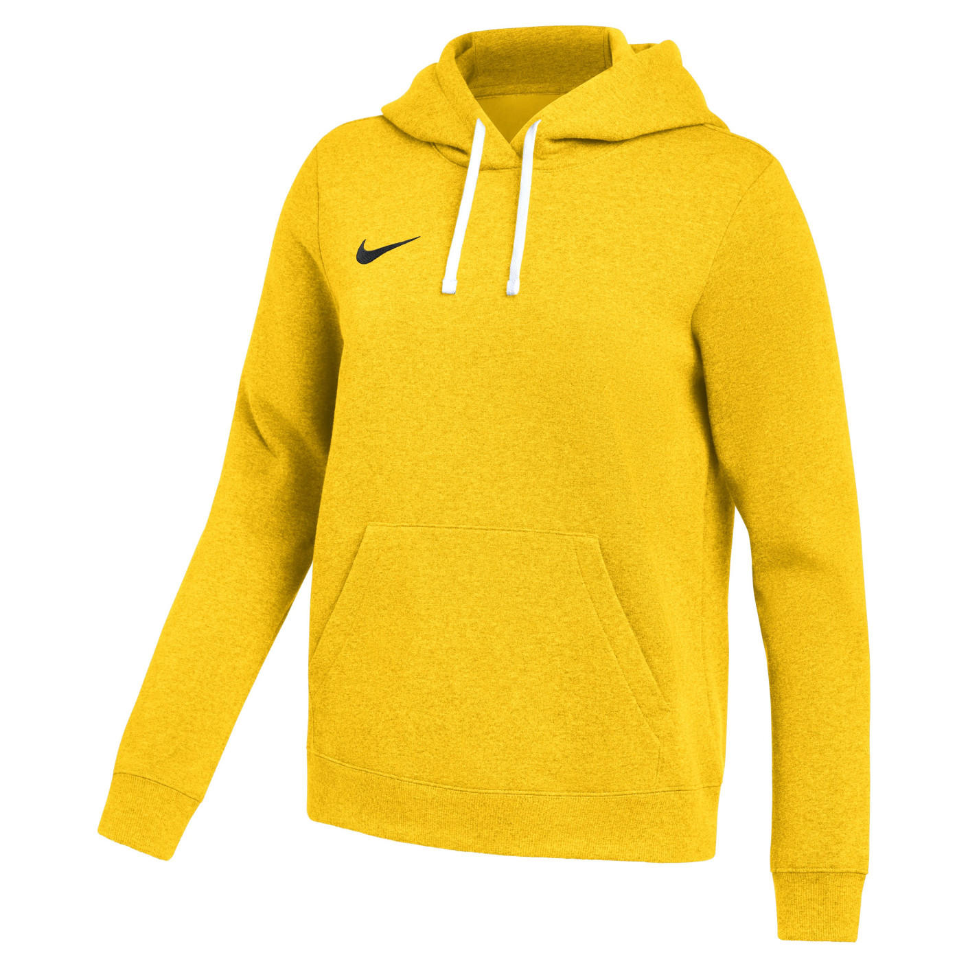 Pull à capuche en polaire Nike Park 26 pour femmes, jaune et noir