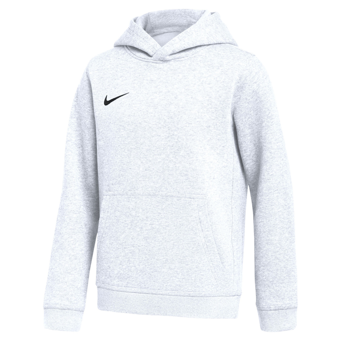 Pull à capuche en polaire Nike Park 26 pour enfants, blanc et noir