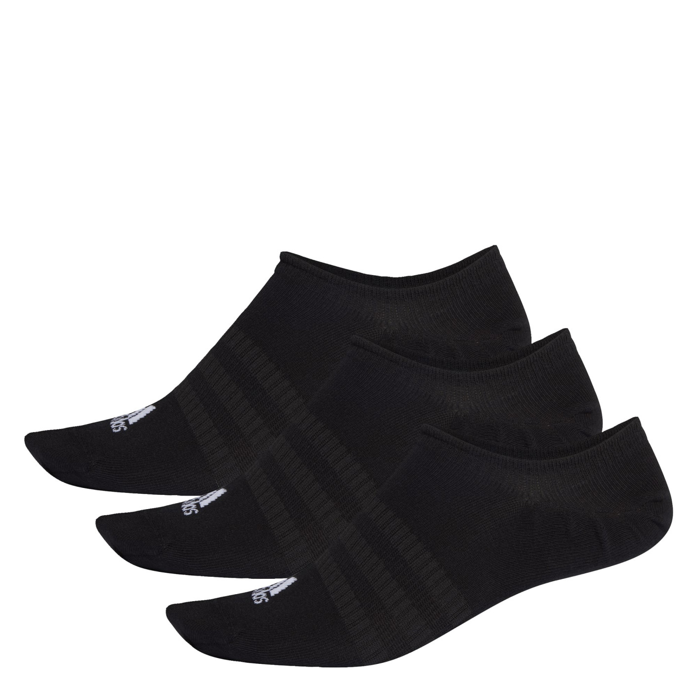 adidas Socquettes Invisibles 3 Paires Noir