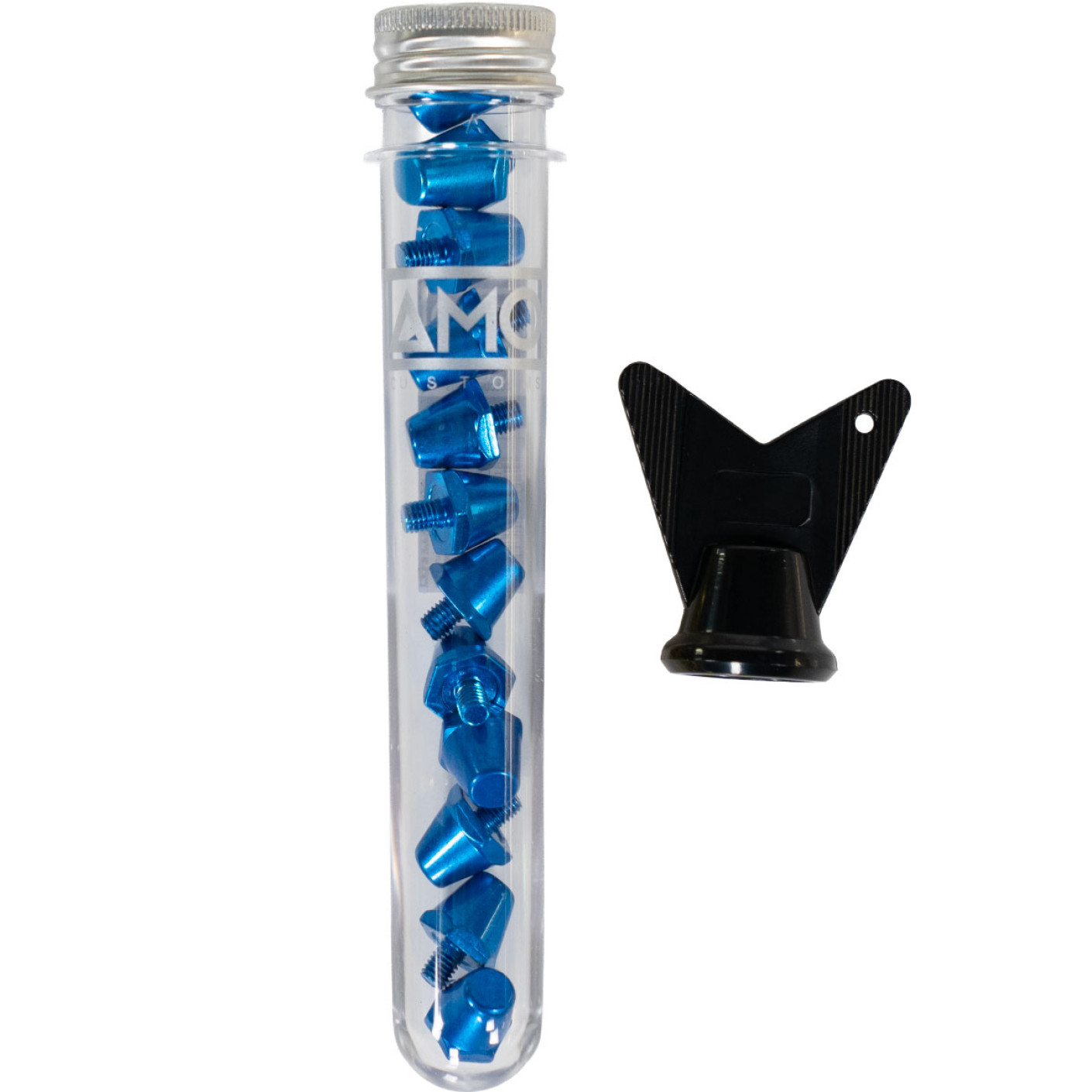 Amo Pro Crampons Vissés 13x15MM 12 Pièces Bleu