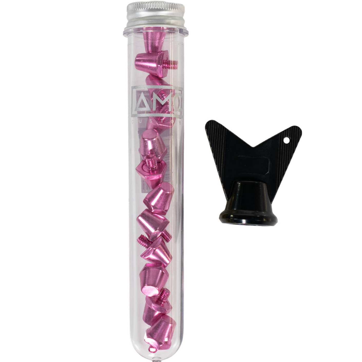 Amo Pro Crampons Vissés 13x15MM 12 Pièces Rose