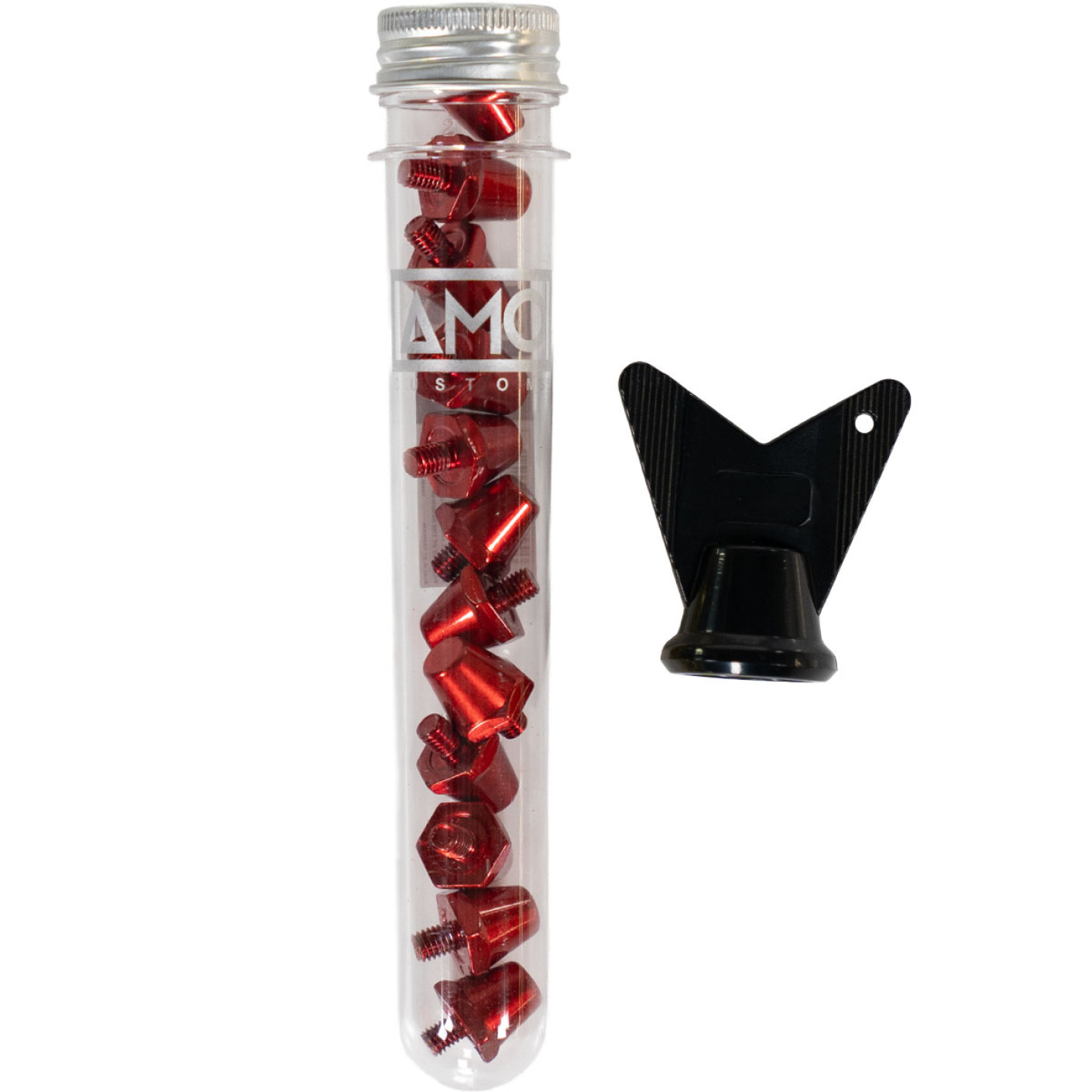 Amo Pro IJzeren Noppen 13x15MM 12 Stuks Rood