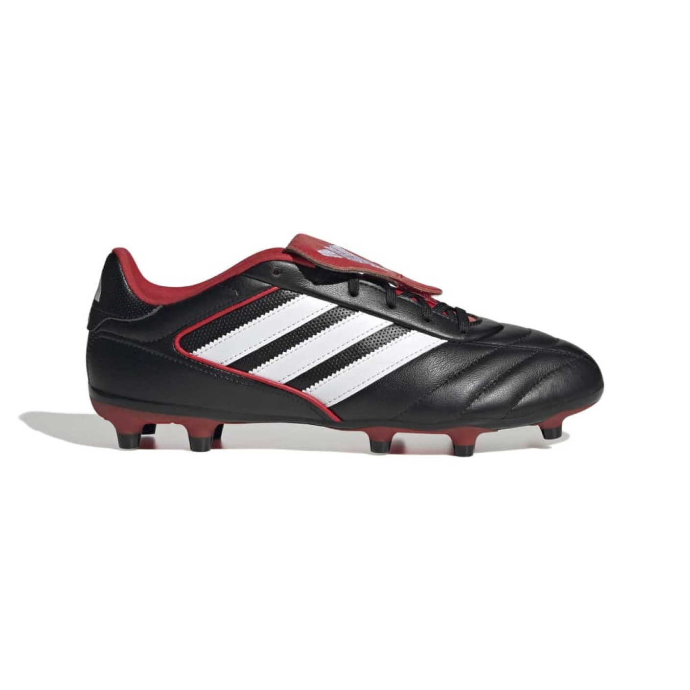 adidas Copa Gloro 2 Gazon Naturel Chaussures de Foot (FG) Noir Blanc Rouge