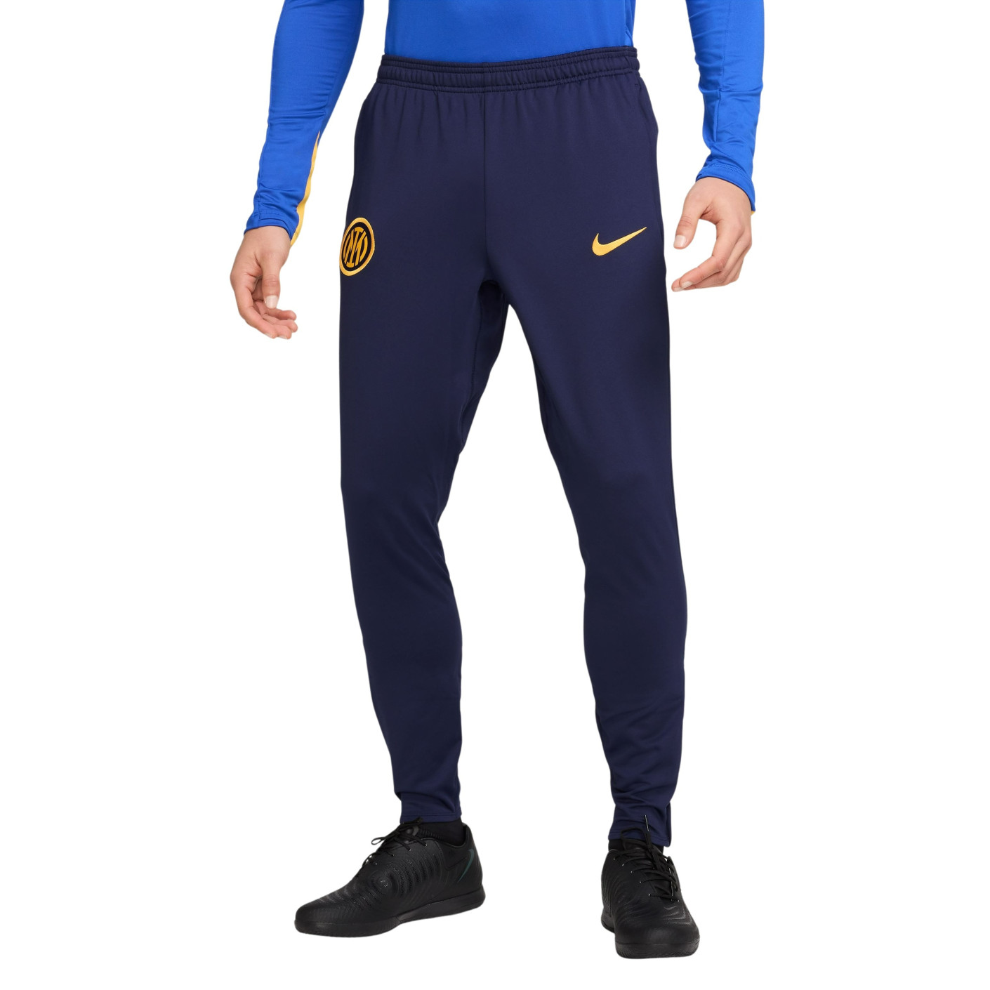 Nike Inter Milan Strike Pantalon d'Entraînement 2024-2025 Bleu Foncé Doré