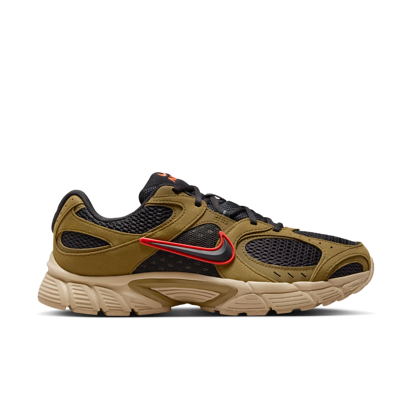 Nike V5 RNR Sneakers Zwart Bruin Rood Oranje