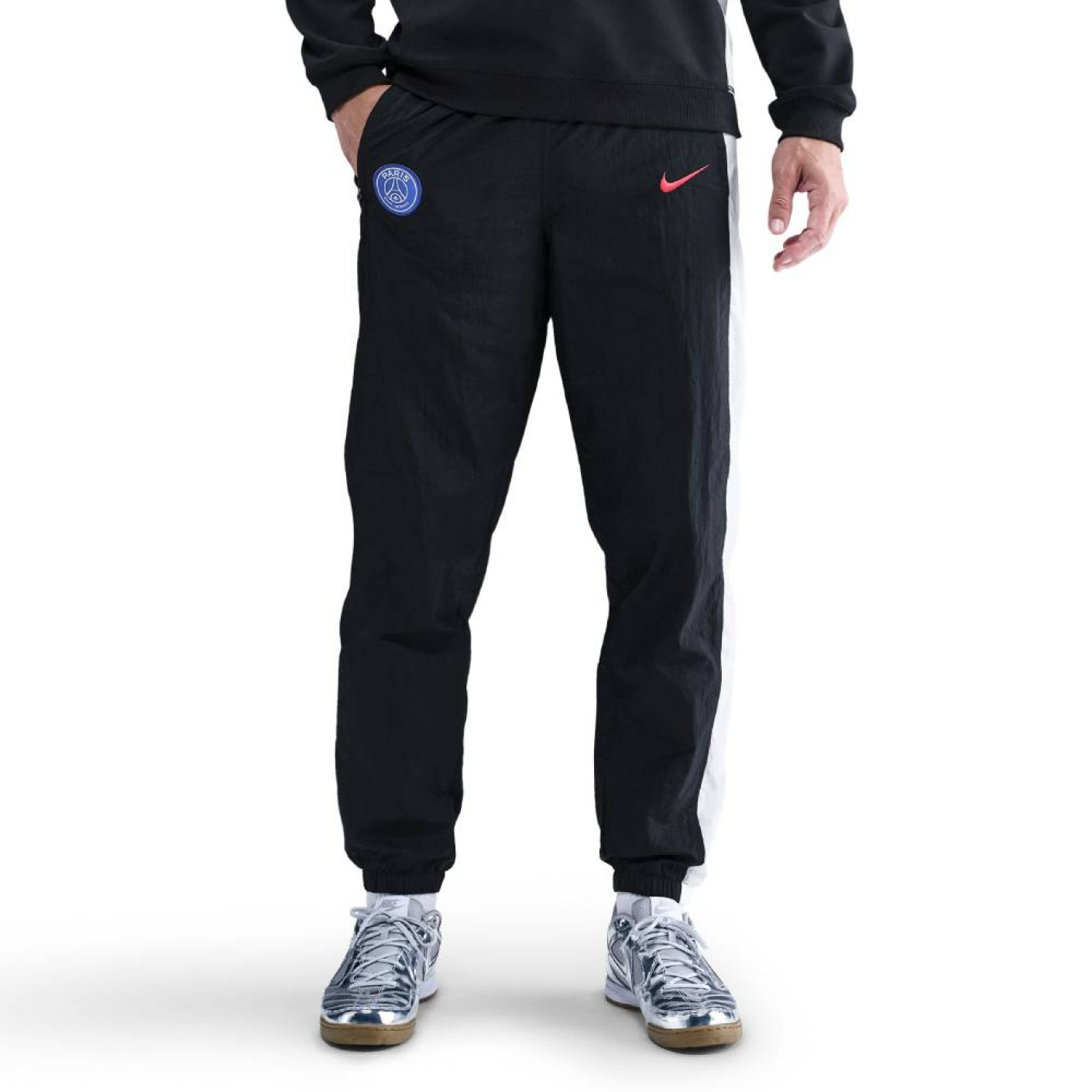 Nike Paris Saint-Germain Total 90 Pantalon d'Entraînement Woven 2025-2026 Noir Blanc Rouge