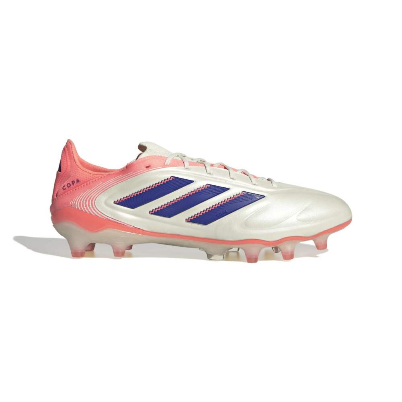 adidas Copa Pure III Elite Gras Voetbalschoenen (FG) Gebroken Wit Blauw Roze