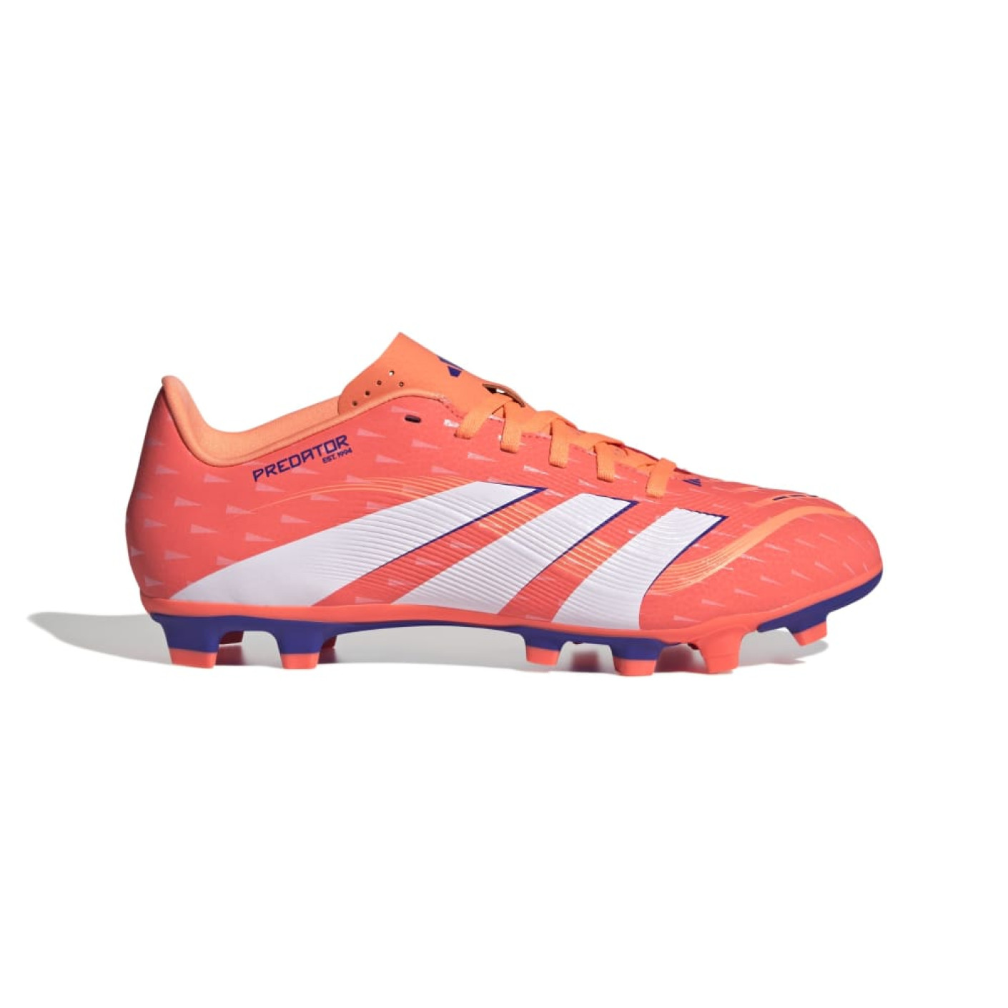 adidas Predator Club Gazon Naturel Gazon Artificiel Chaussures de Foot (MG) Orange Blanc Bleu