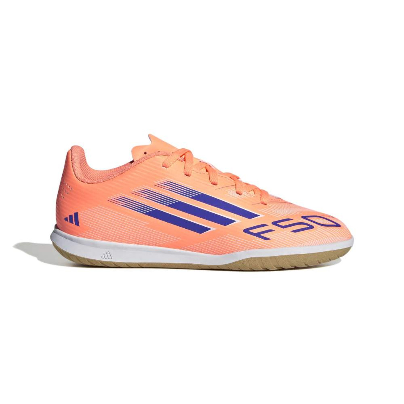 adidas F50 Club Zaalvoetbalschoenen (IN) Kids Oranje Blauw Wit