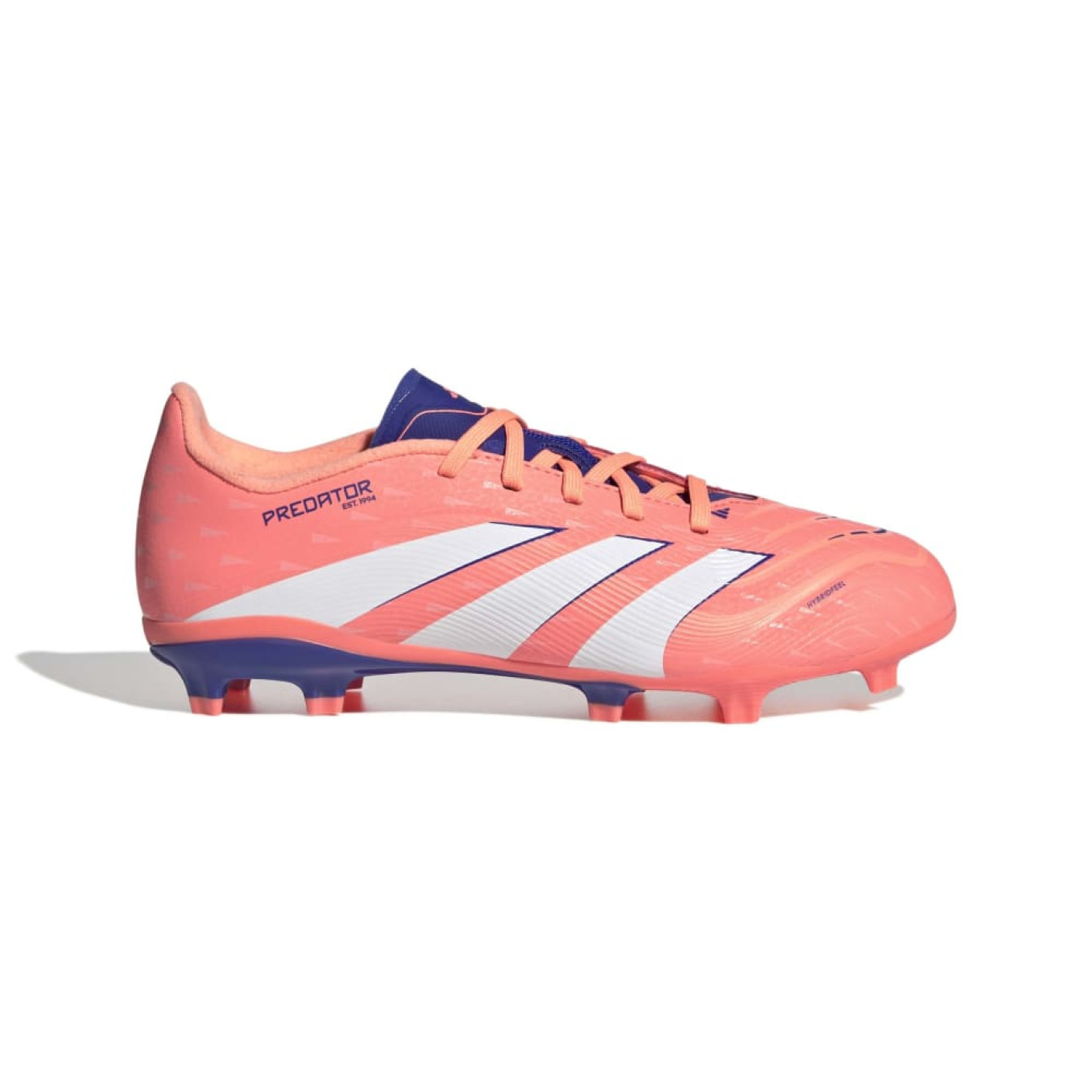 adidas Predator League Gazon Naturel Artificiel Chaussures de Foot (MG) Enfants Orange Blanc Bleu
