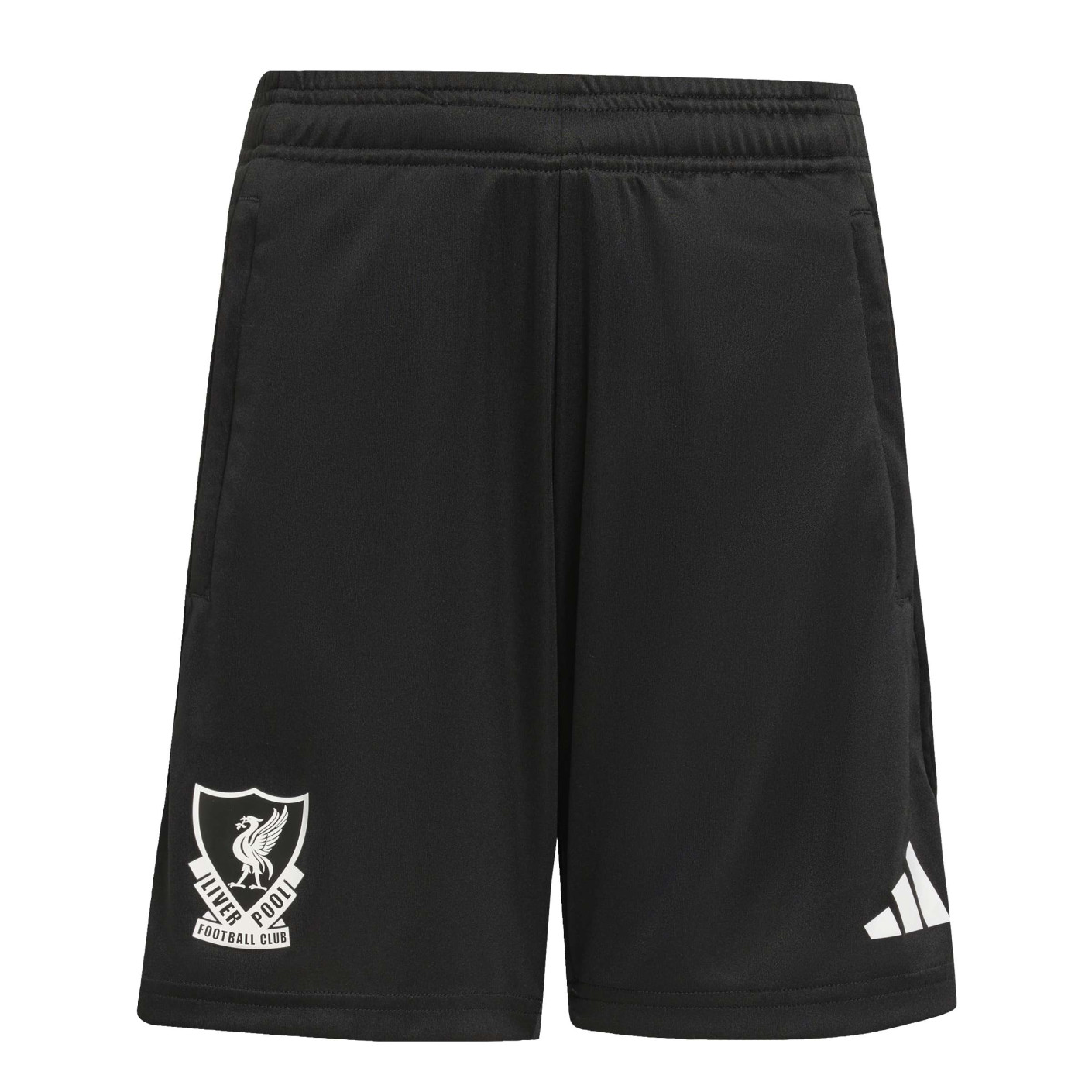 adidas Liverpool Trainingsbroekje Europees 2025-2026 Kids Zwart Wit Groen
