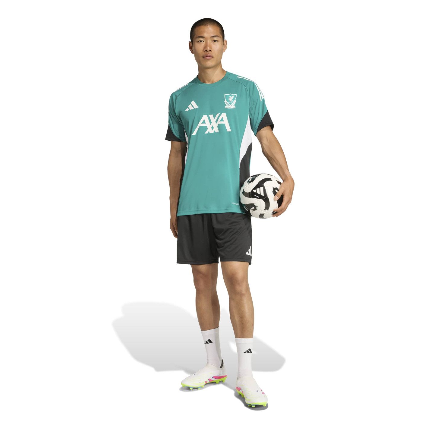 adidas Liverpool Trainingsset Europees 2025-2026 Groen Zwart Wit