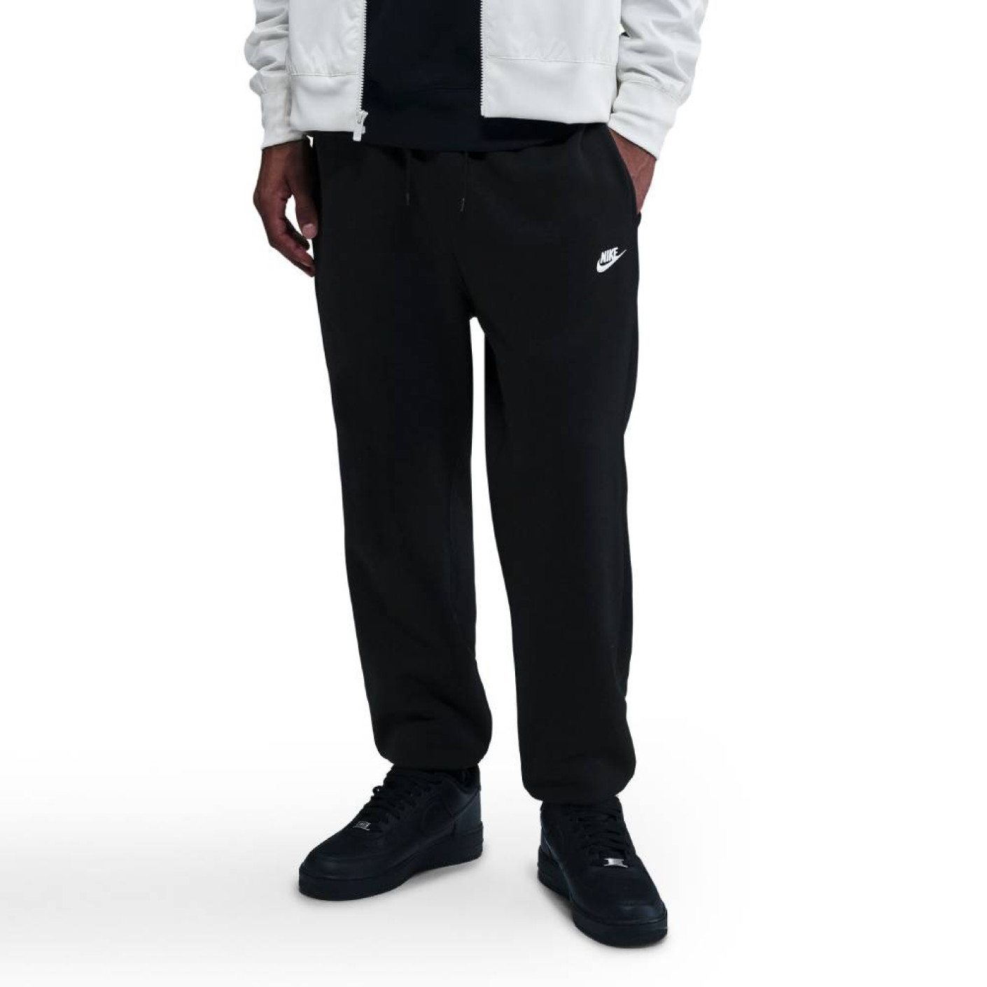 Nike Sportswear Club Fleece Pantalon de Jogging Noir Blanc