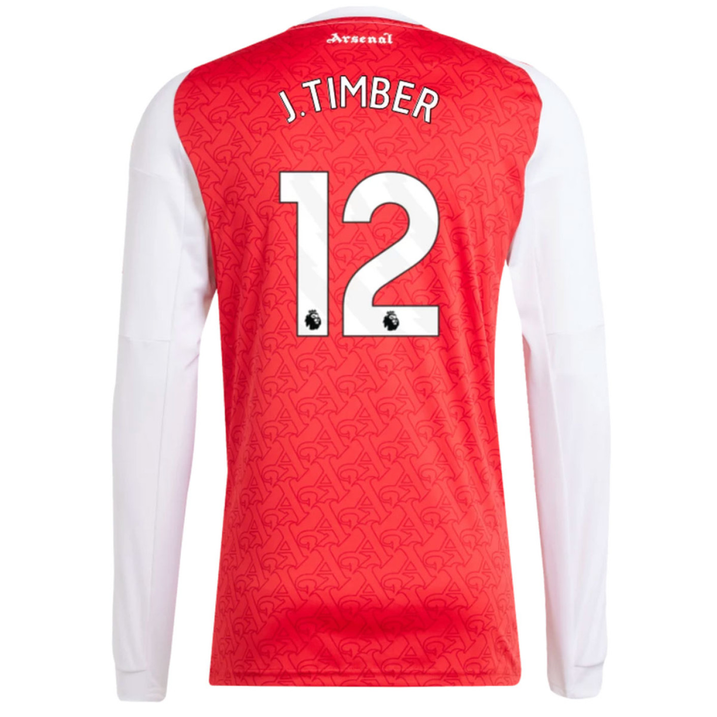 adidas Arsenal J. Timber 12 Maillot Domicile Manches Longues 2025-2026