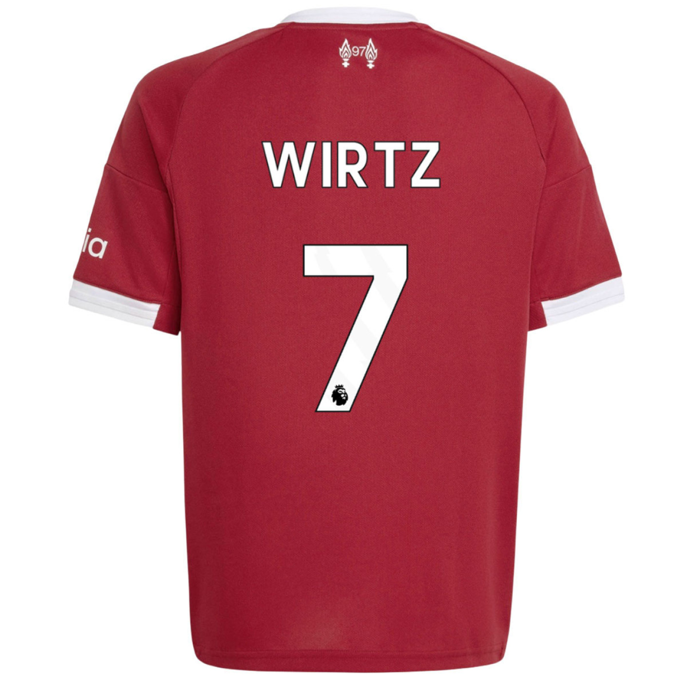 adidas Liverpool Wirtz 7 Maillot Domicile 2025-2026 Enfants