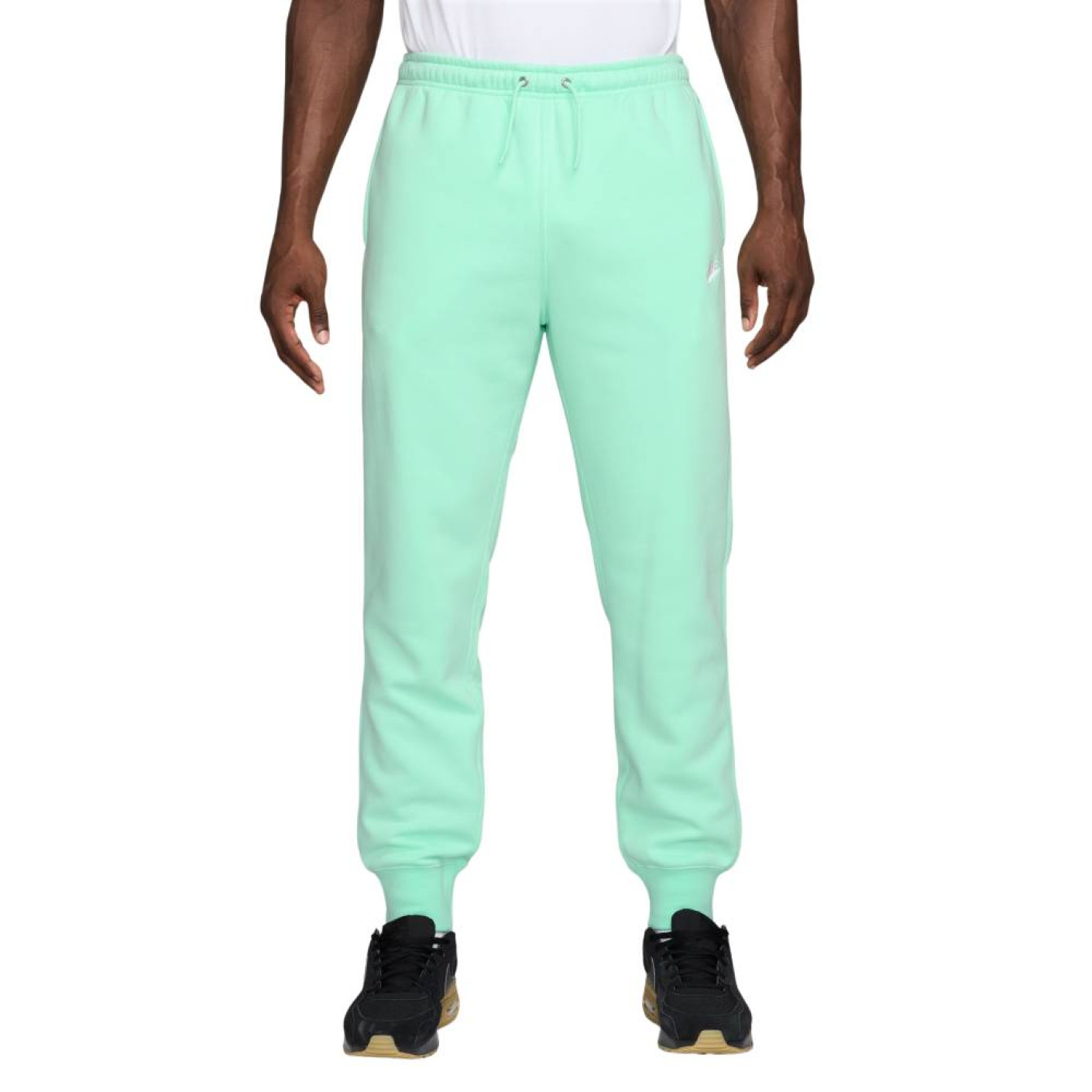 Pantalon de survêtement en polaire Nike Sportswear Club vert menthe blanc