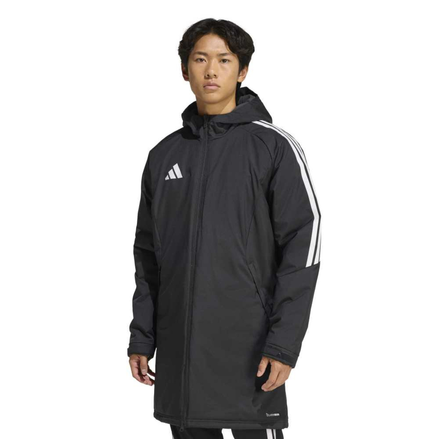 Veste d'hiver longue adidas Tiro 26 noire et blanche