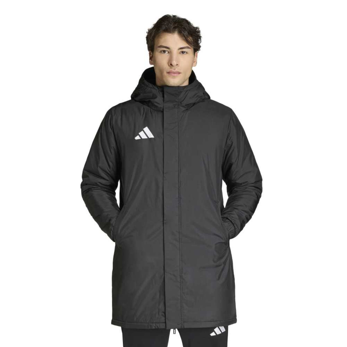 adidas Entrada 26 Stadium Jas Zwart Wit
