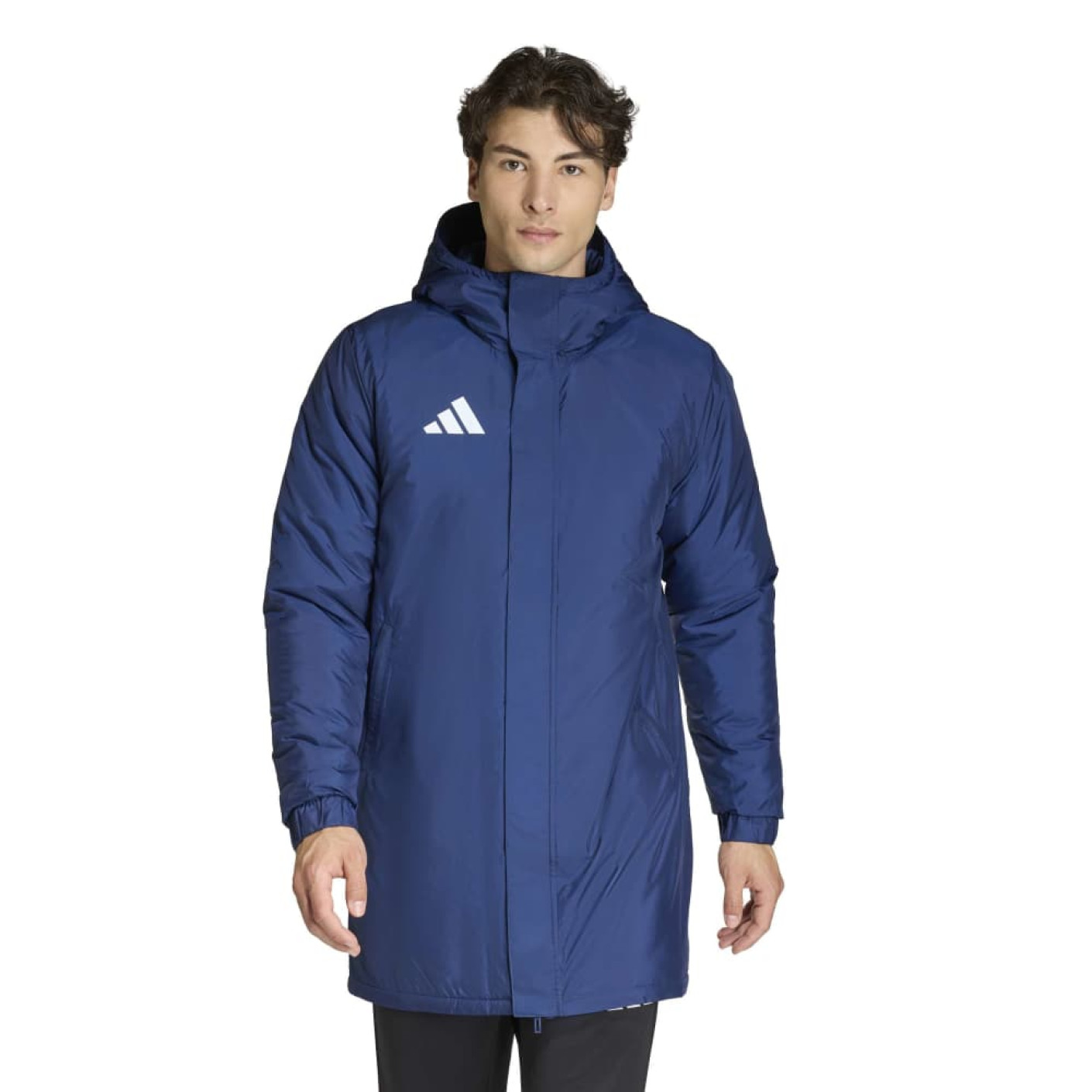 Veste adidas Entrada 26 Stadium bleu foncé blanc