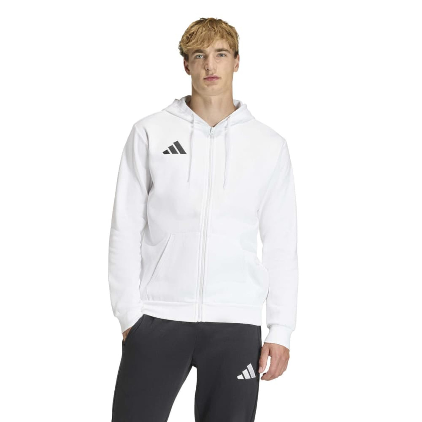 Gilet adidas Entrada 26 blanc noir