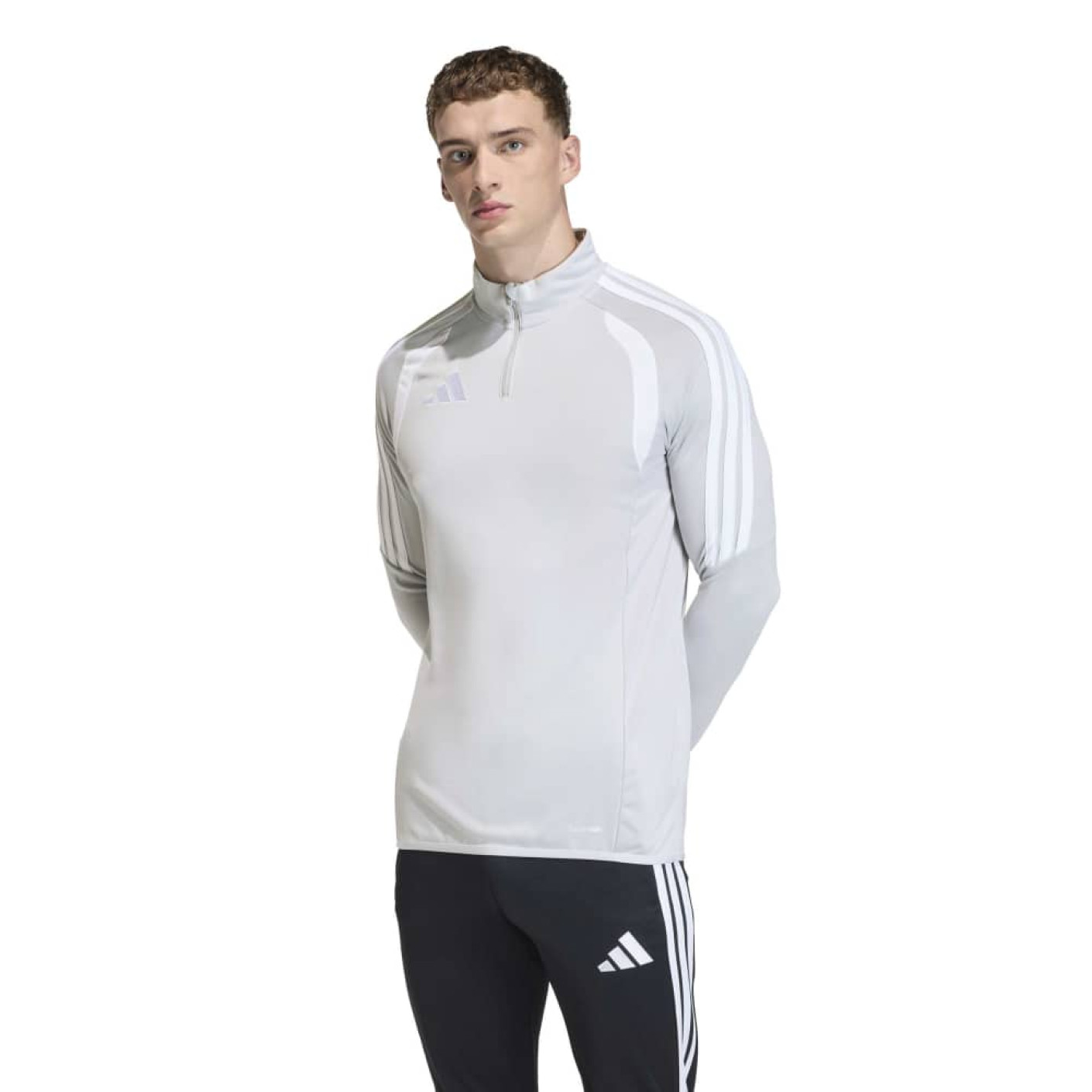 Haut d'entraînement adidas Tiro 26 League gris blanc