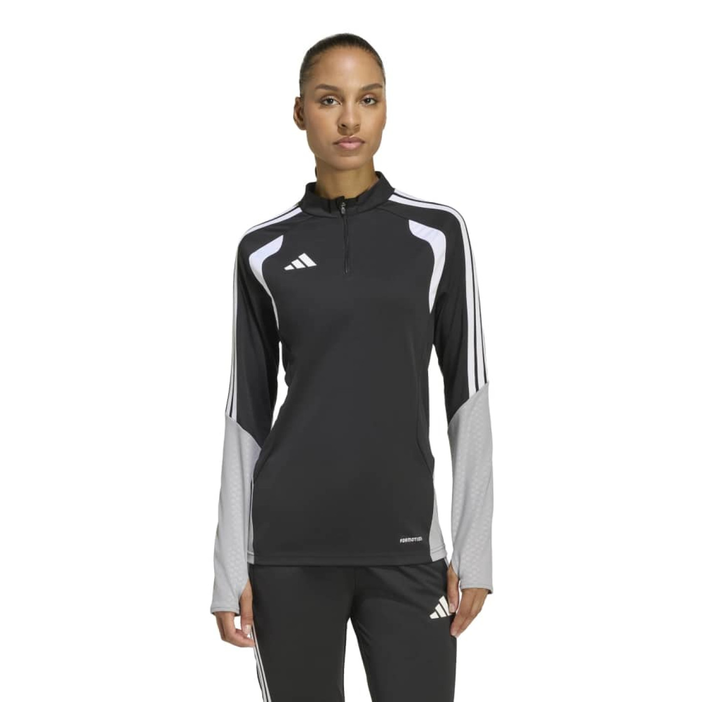 Haut d'entraînement adidas Tiro 26 Competition pour femme, noir et gris