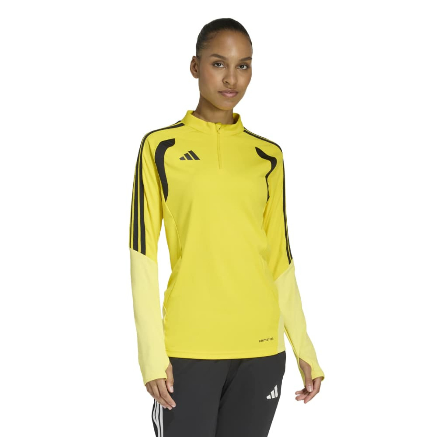 Haut d'entraînement adidas Tiro 26 Competition pour femme, jaune et noir