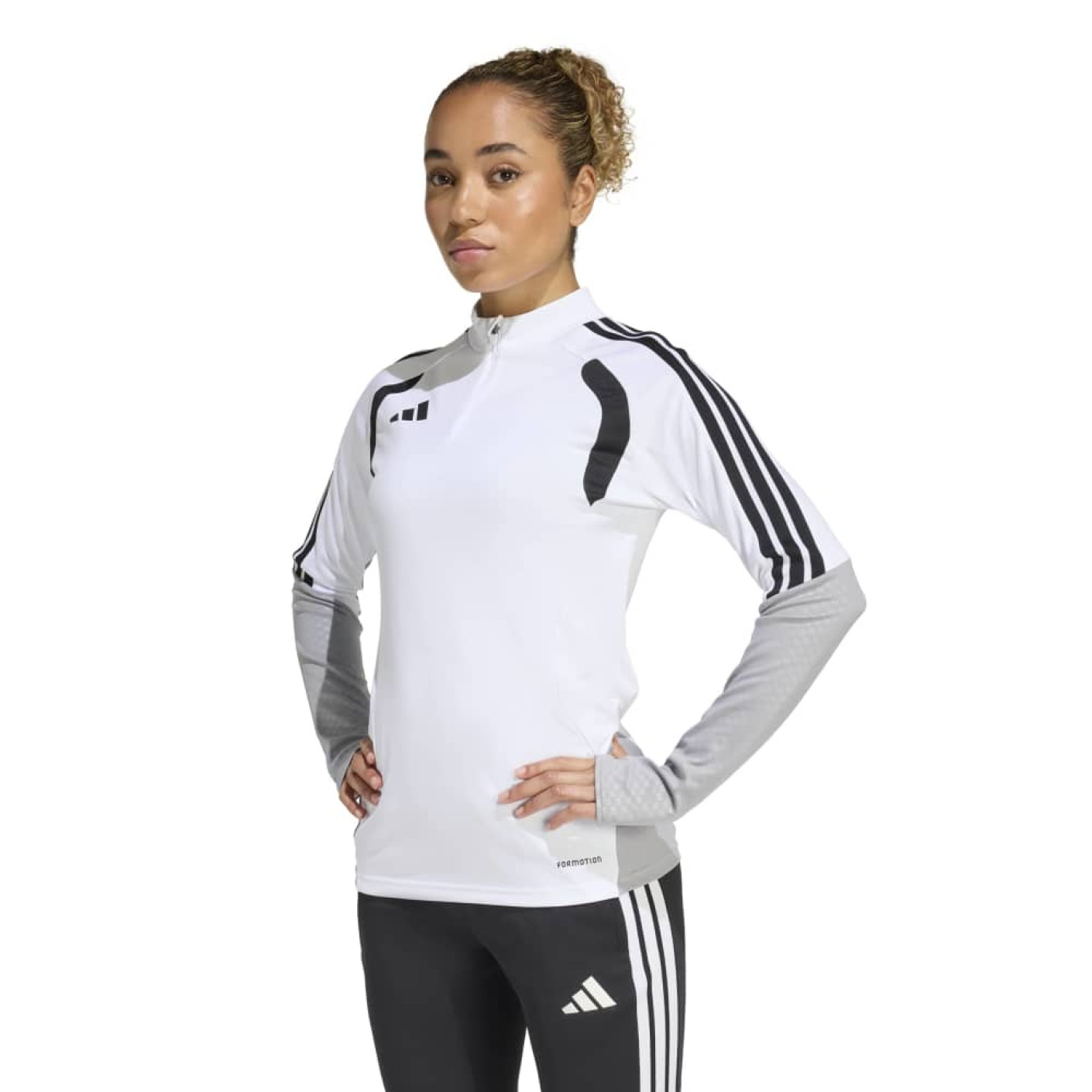Haut d'entraînement adidas Tiro 26 Competition pour femme, blanc et noir