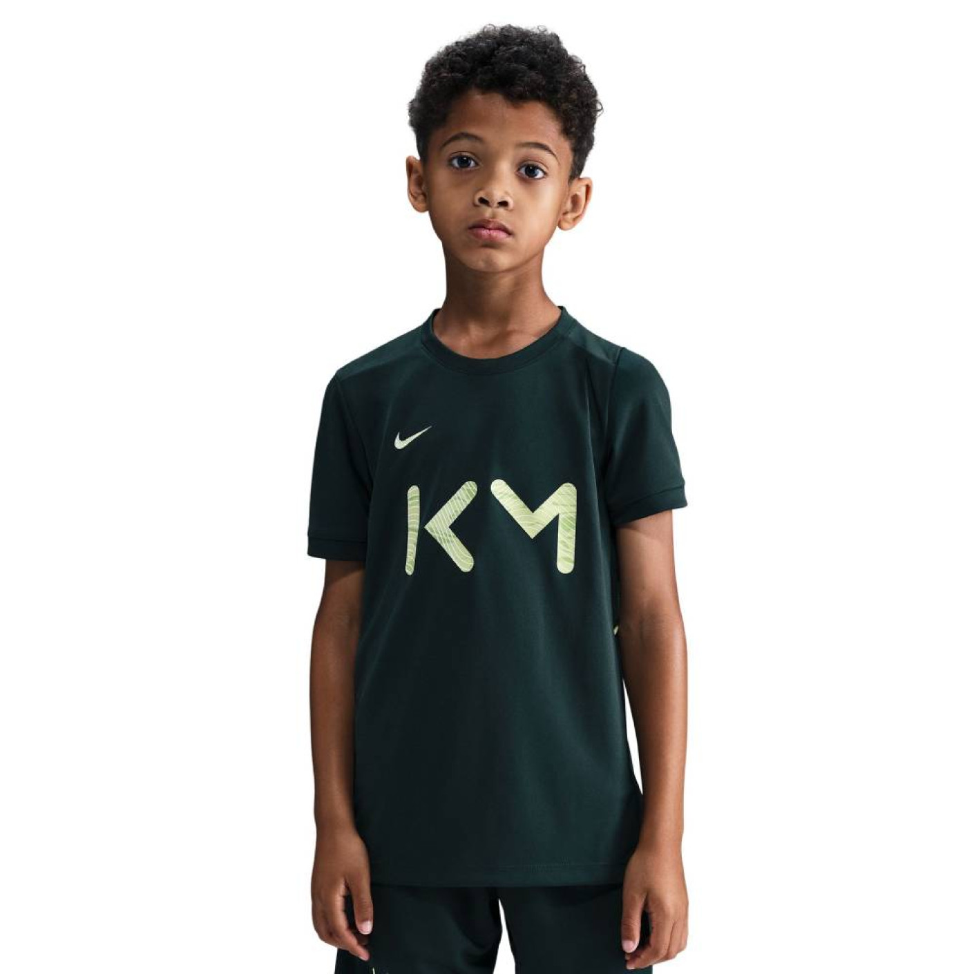 Nike Kylian Mbappé Academy Maillot d'Entraînement Enfants Vert Foncé Vert Clair