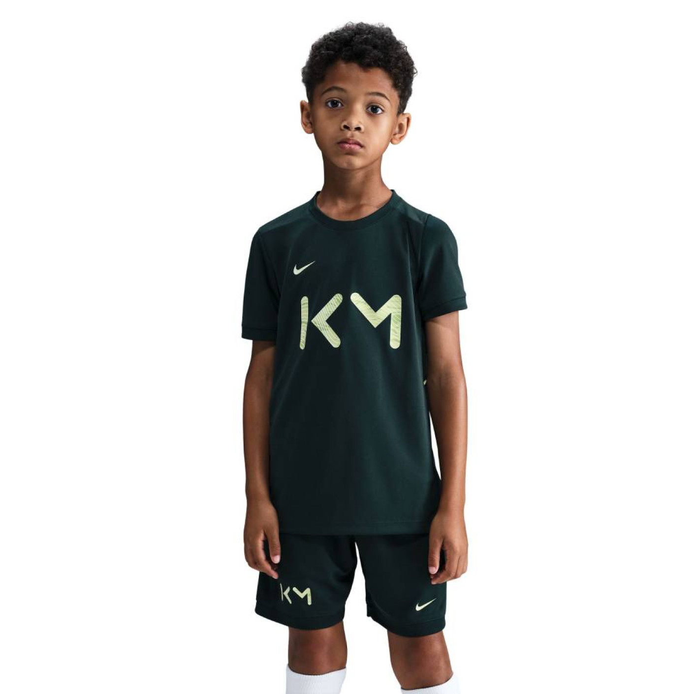 Nike Kylian Mbappé Academy Ensemble Training Enfants Vert Foncé Vert Clair