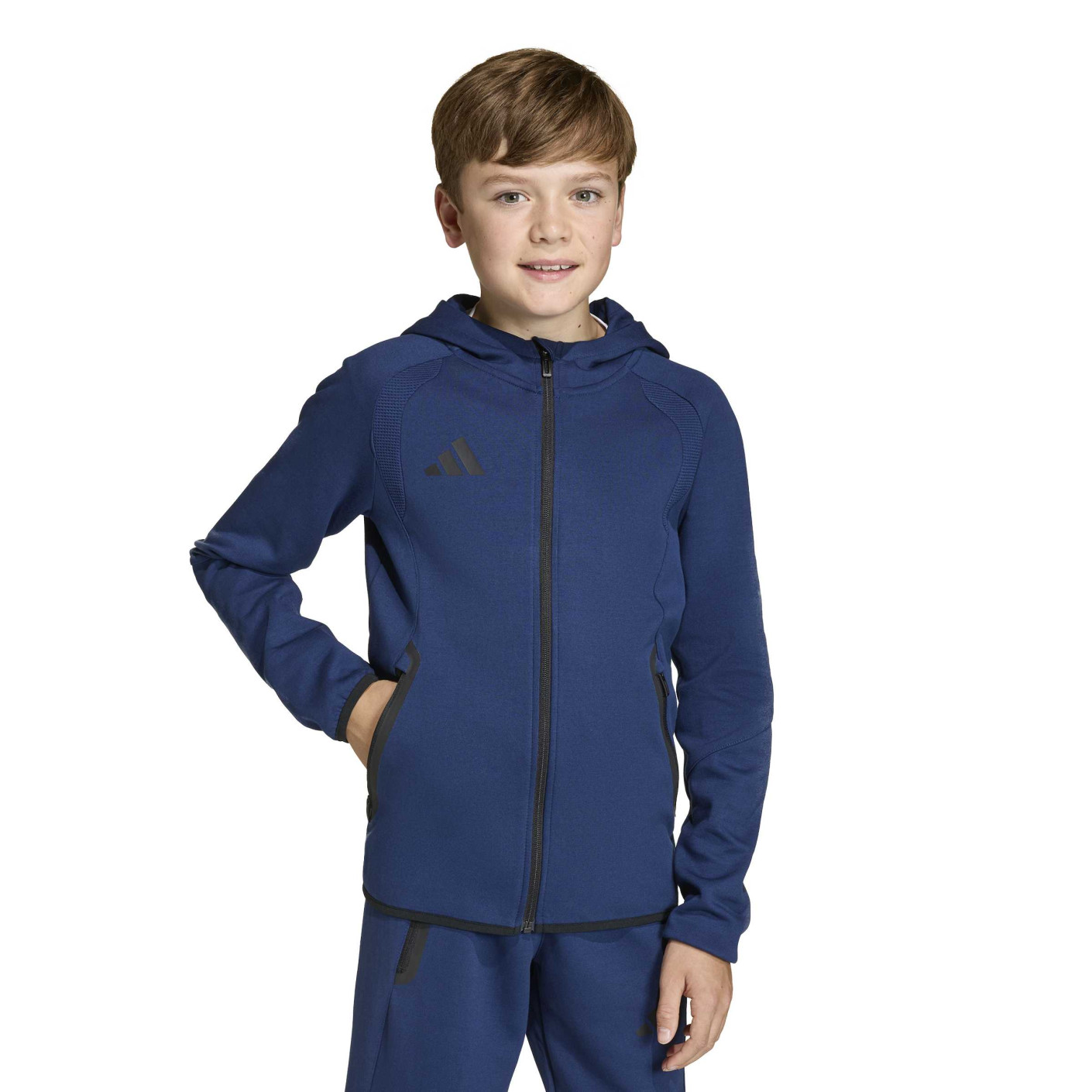 adidas Tiro Travel Sweat Vest Kids Donkerblauw