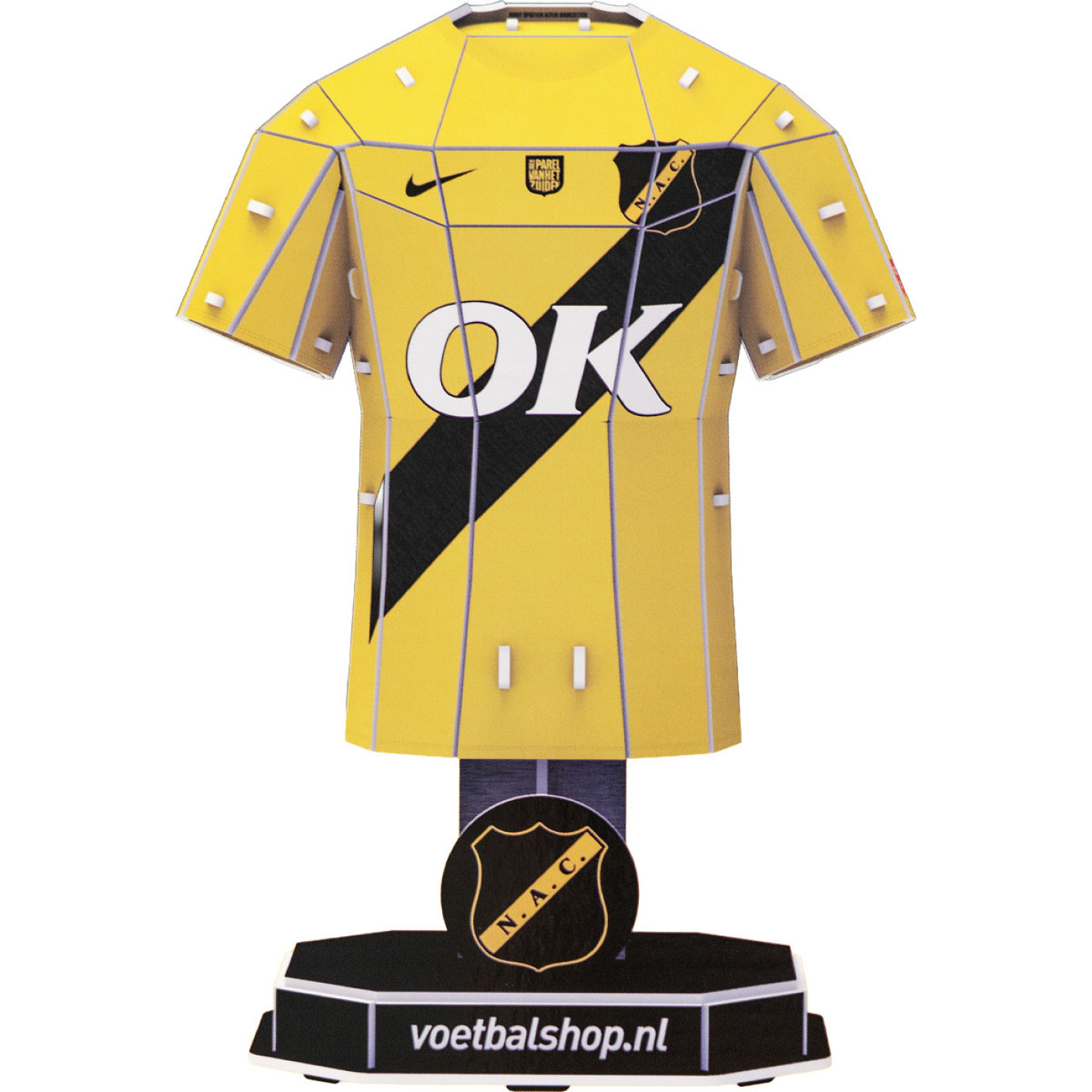 NAC Breda 3D Shirtpuzzel Thuisshirt 20cm 2025-2026
