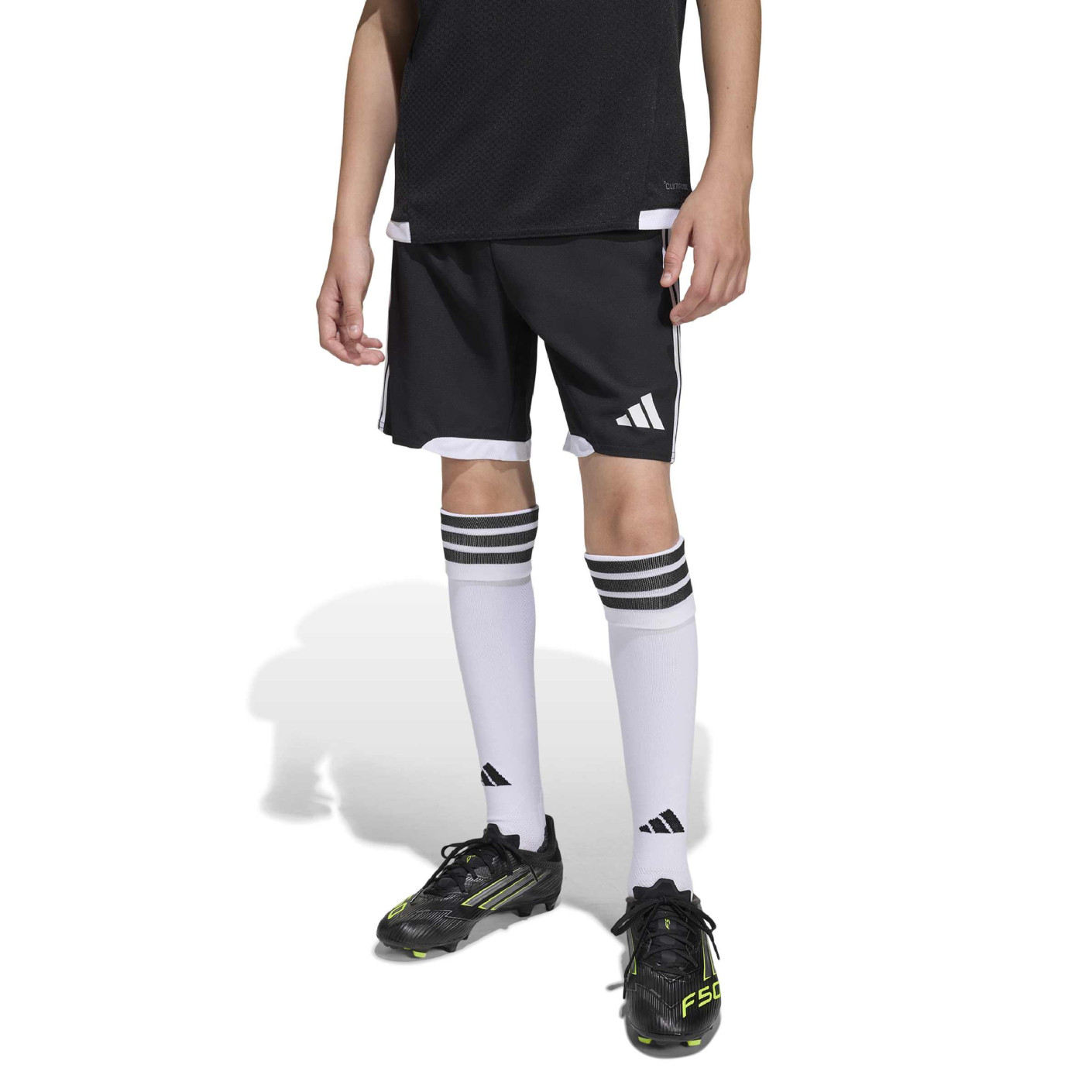 Short de football de compétition adidas Tiro 26 pour Enfants, noir et blanc