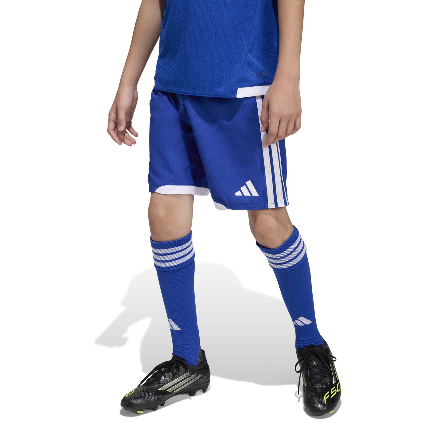 Short de football de compétition adidas Tiro 26 pour Enfants, bleu et blanc