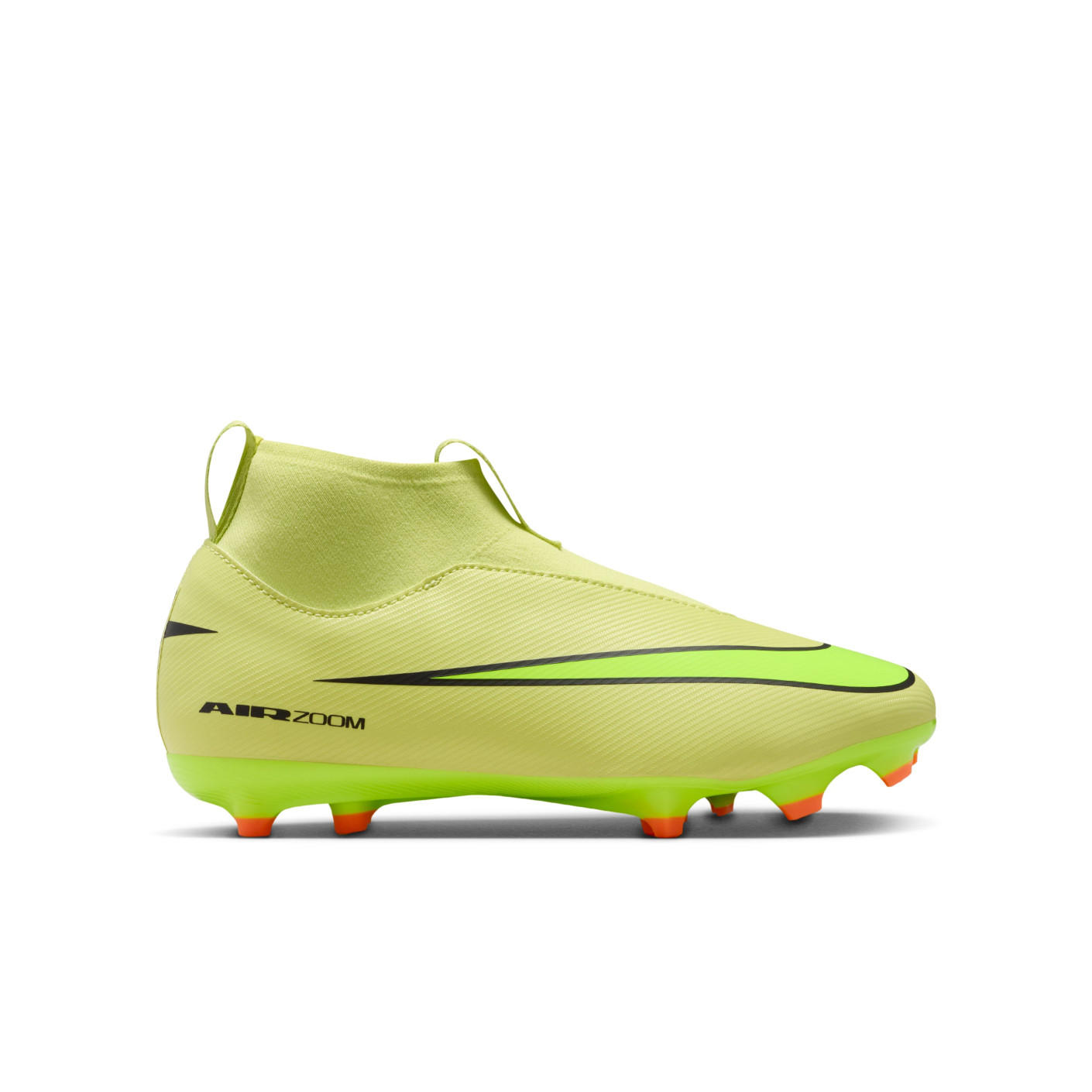 Nike Zoom Mercurial Superfly 10 Academy Gras / Kunstgras Voetbalschoenen (MG) Kids Geel Neongeel Oranje