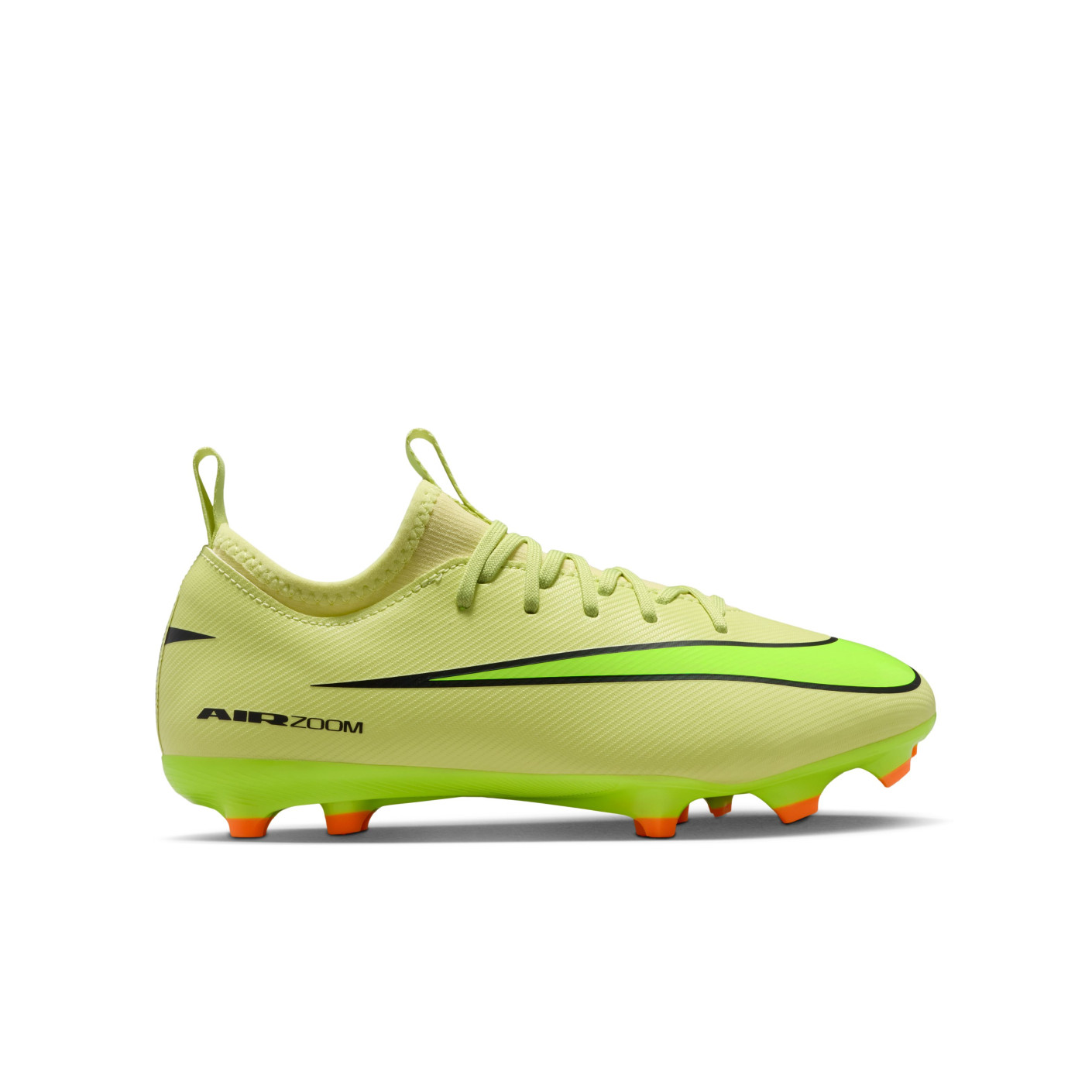 Nike Zoom Mercurial Vapor 16 Academy Gras / Kunstgras Voetbalschoenen (MG) Kids Geel Neongeel Oranje