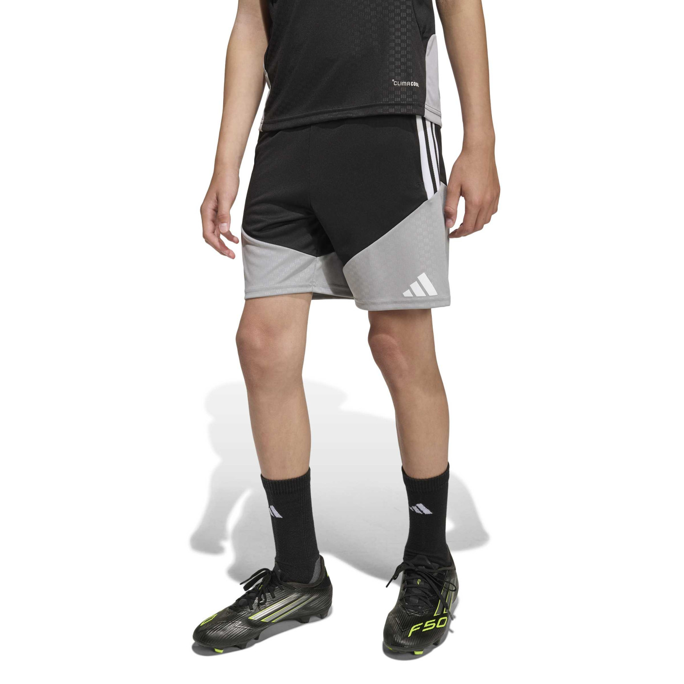 Pantalon d'entraînement de compétition adidas Tiro 26 pour Enfants, noir, gris foncé