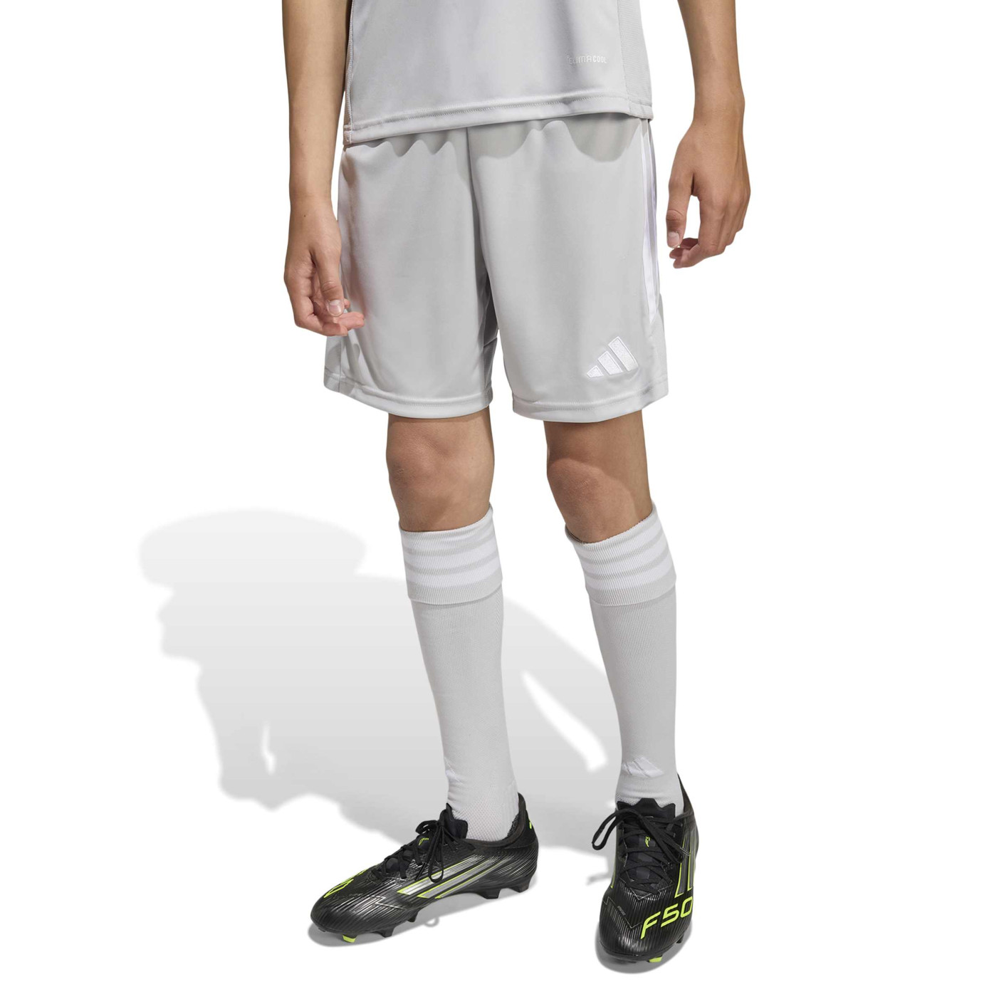 Shorts de football adidas Tiro 26 League pour Enfants, gris et blanc