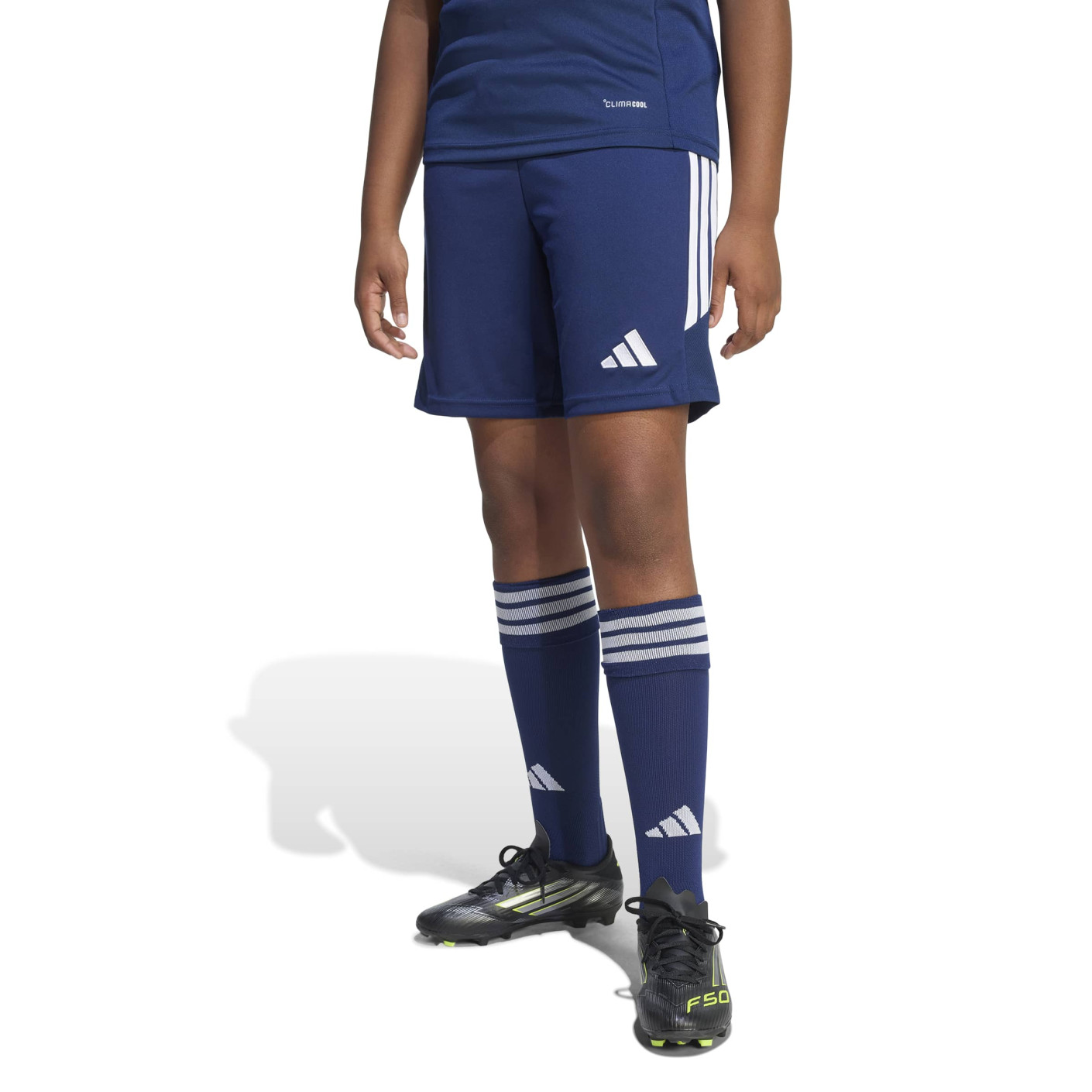 Shorts de football adidas Tiro 26 League pour Enfants, bleu foncé et blanc