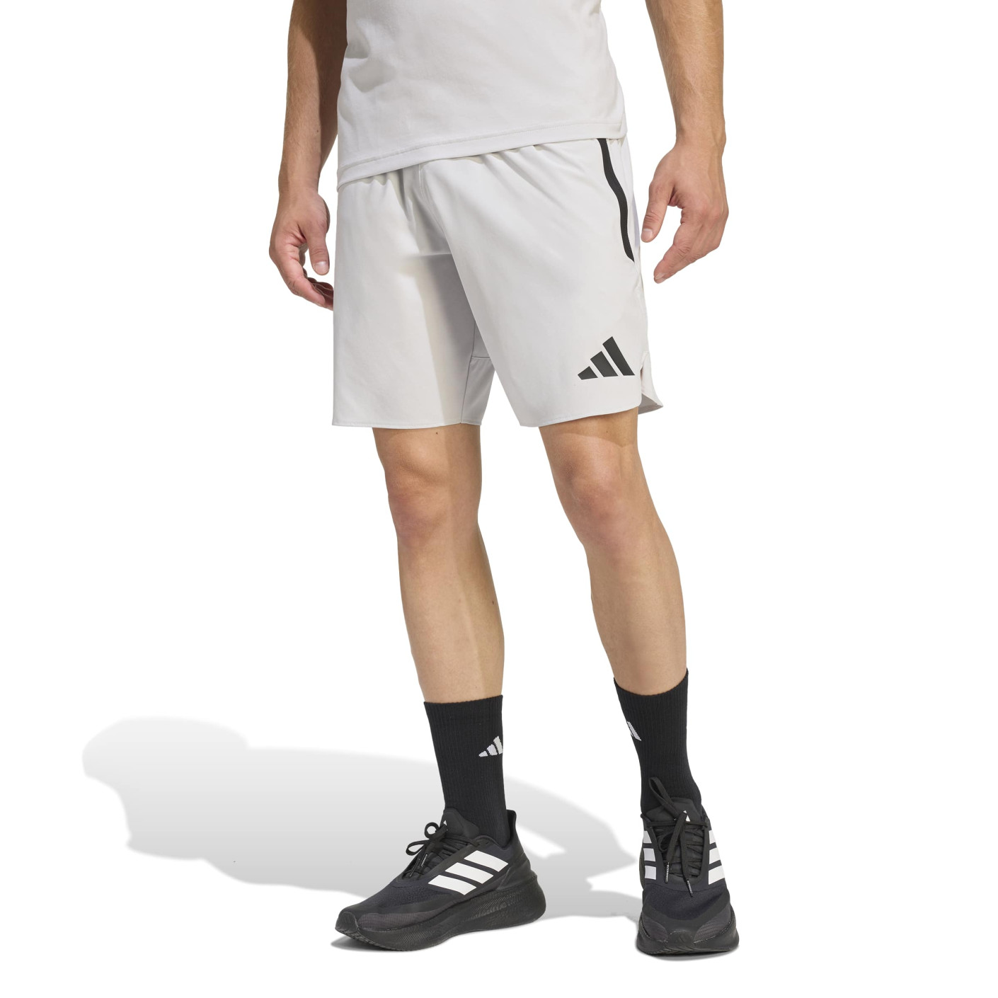 Short de voyage adidas Tiro gris noir