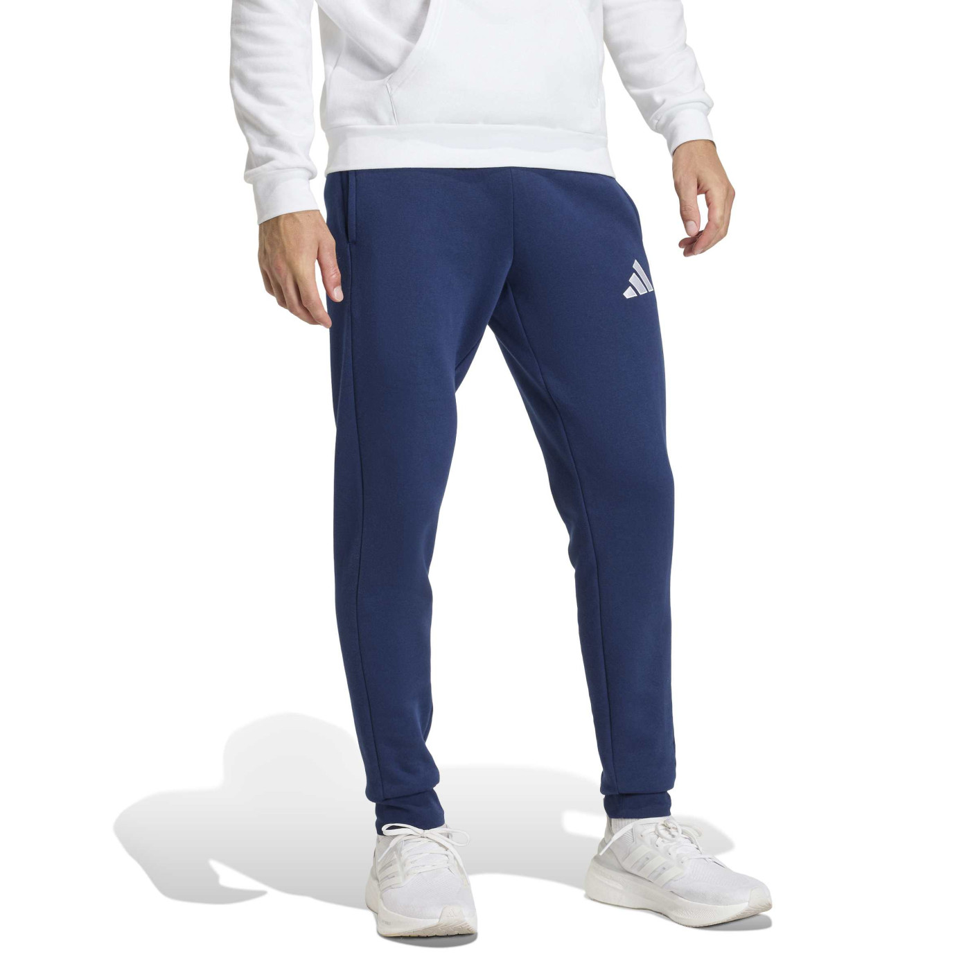 Pantalon de survêtement adidas Entrada 26 bleu foncé blanc