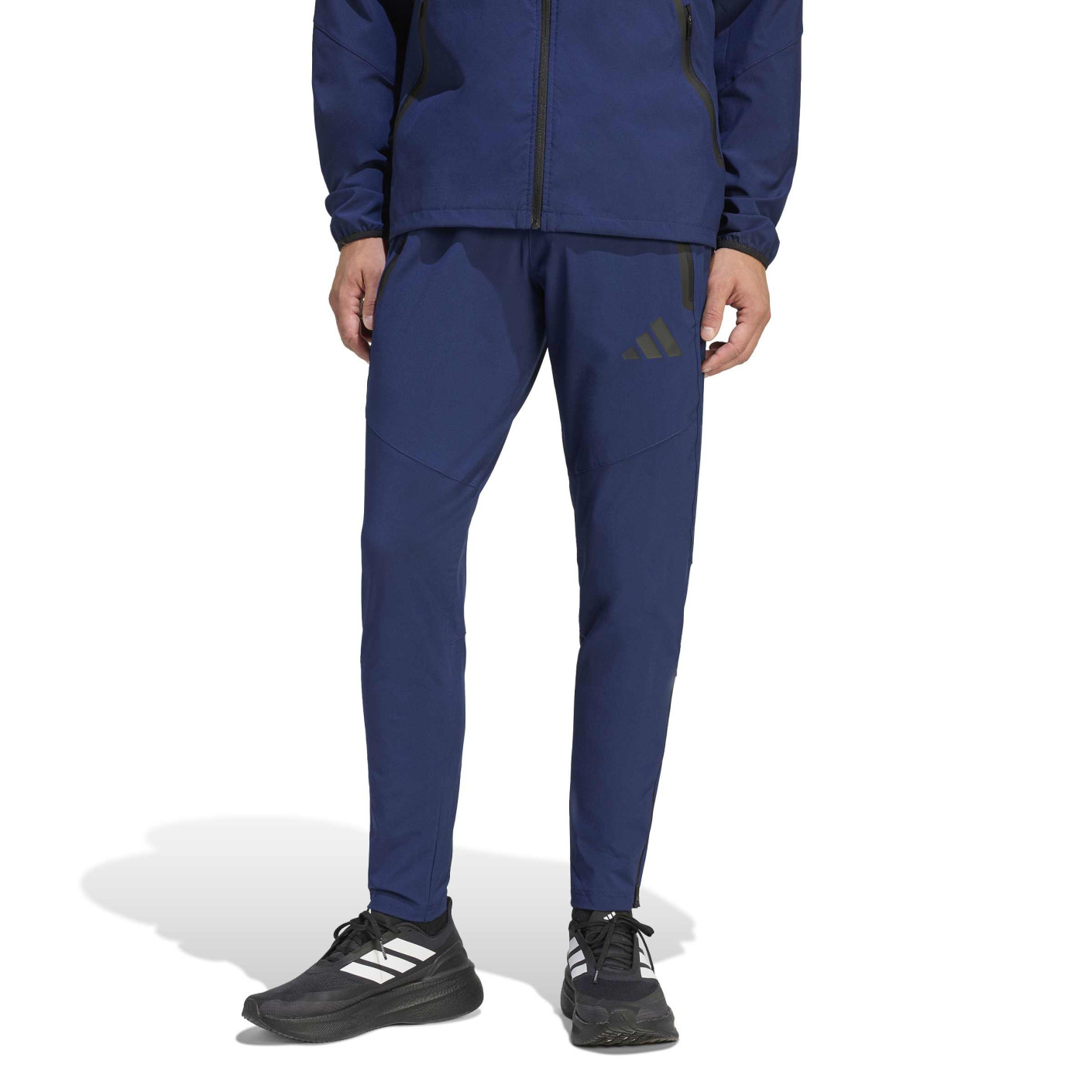 Pantalon de voyage adidas Tiro bleu foncé noir