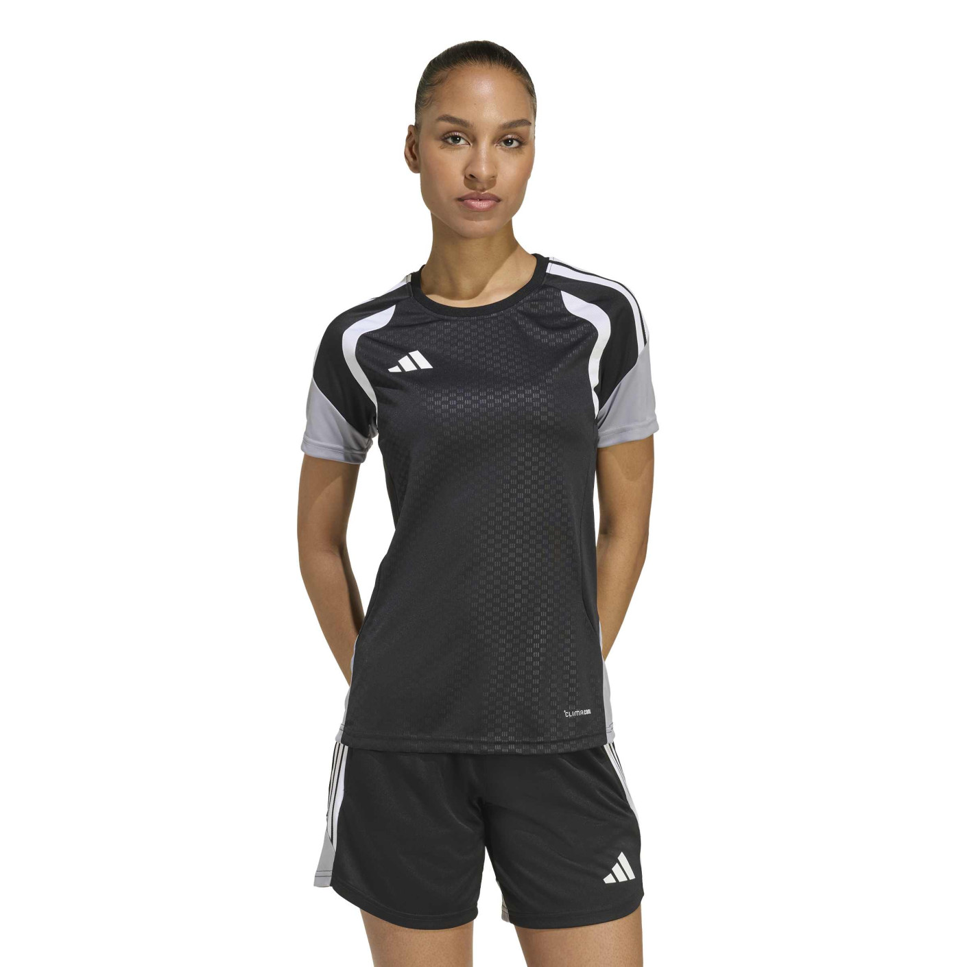 Chemise d'entraînement adidas Tiro 26 Competition pour Femmes, noir et gris