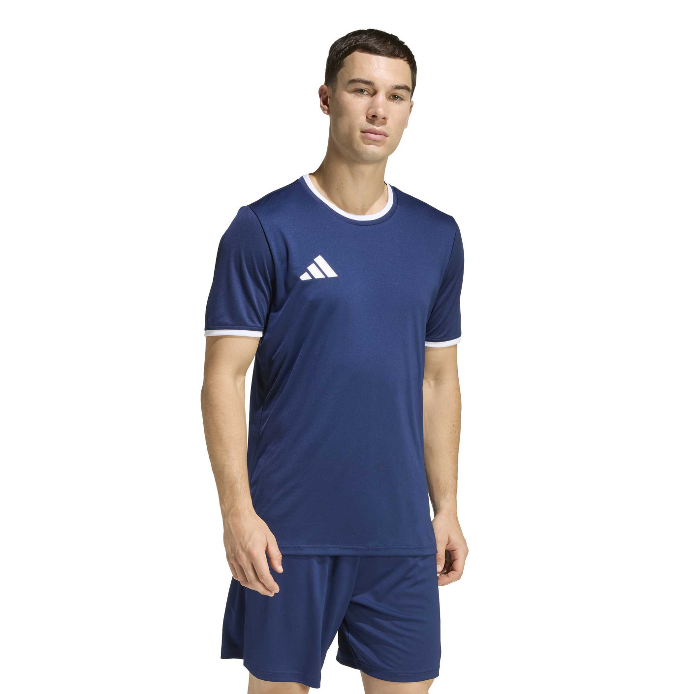 adidas Entrada 26 Voetbalshirt Donkerblauw Wit