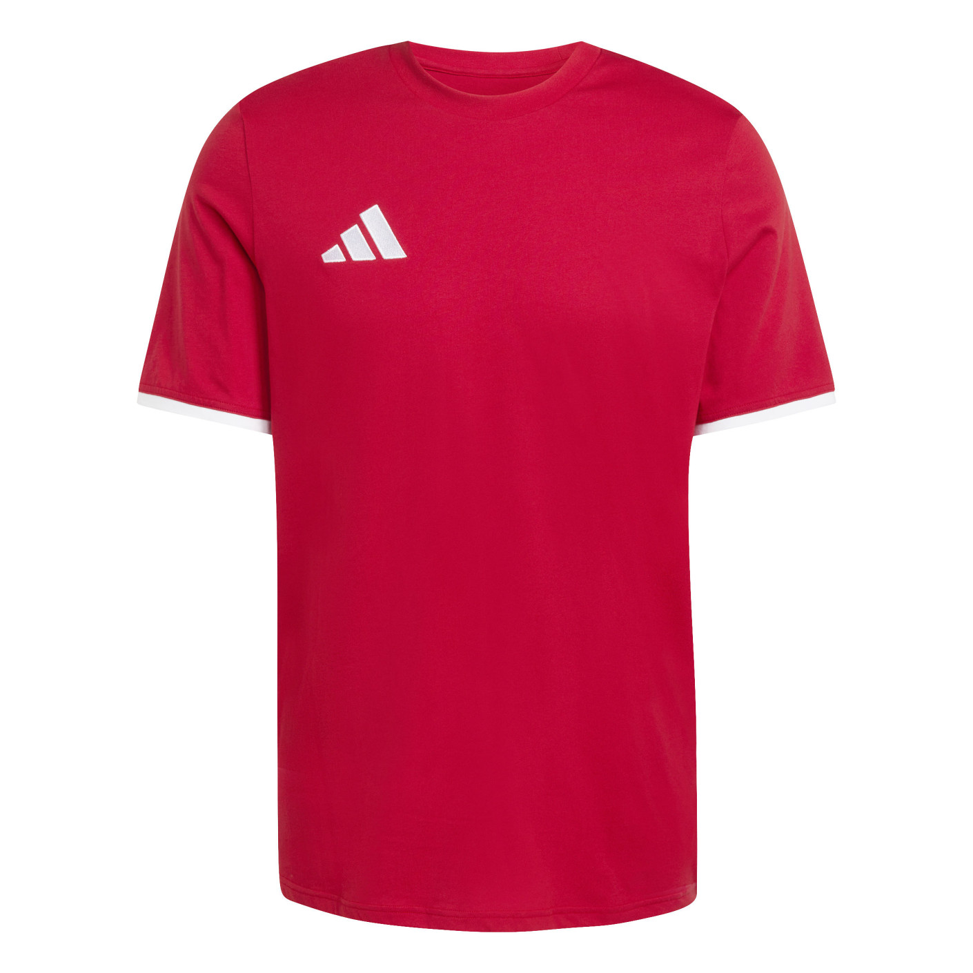 T-shirt décontracté adidas Entrada 26 rouge et blanc