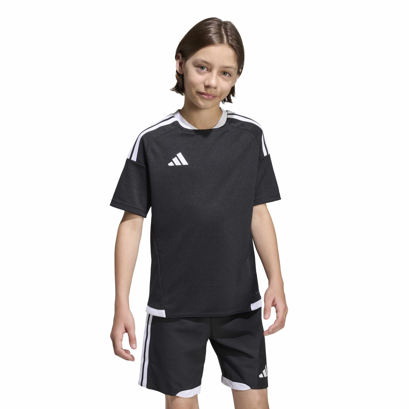 Maillot de football adidas Tiro 26 Competition pour Enfants, noir et blanc