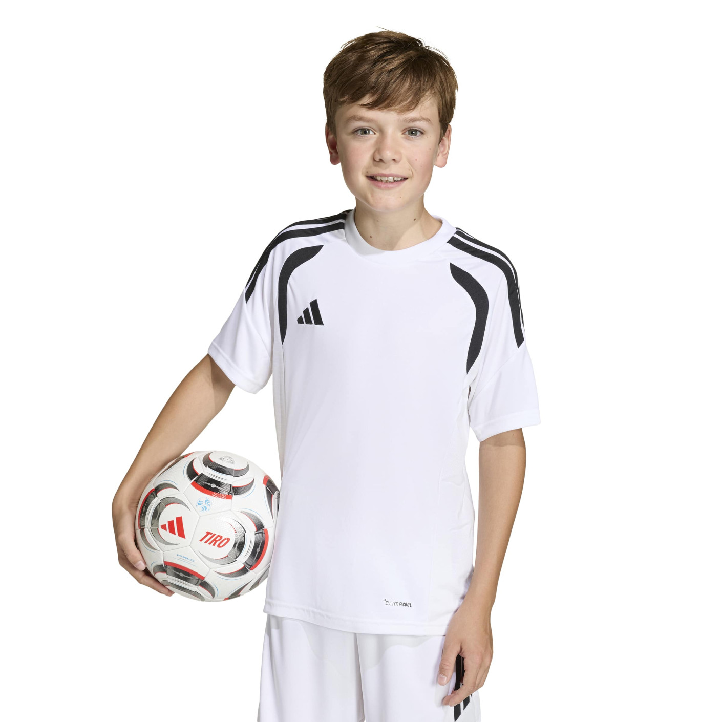 Maillot de football adidas Tiro 26 League pour Enfants, blanc et noir
