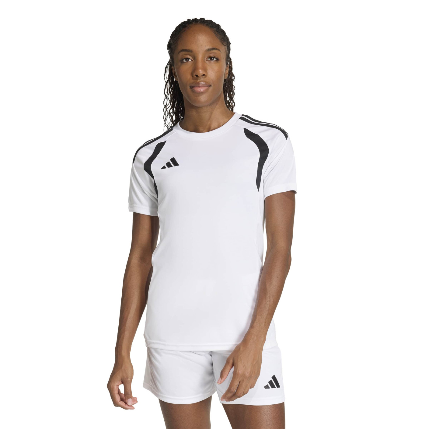 adidas Tiro 26 League Voetbalshirt Dames Wit Zwart