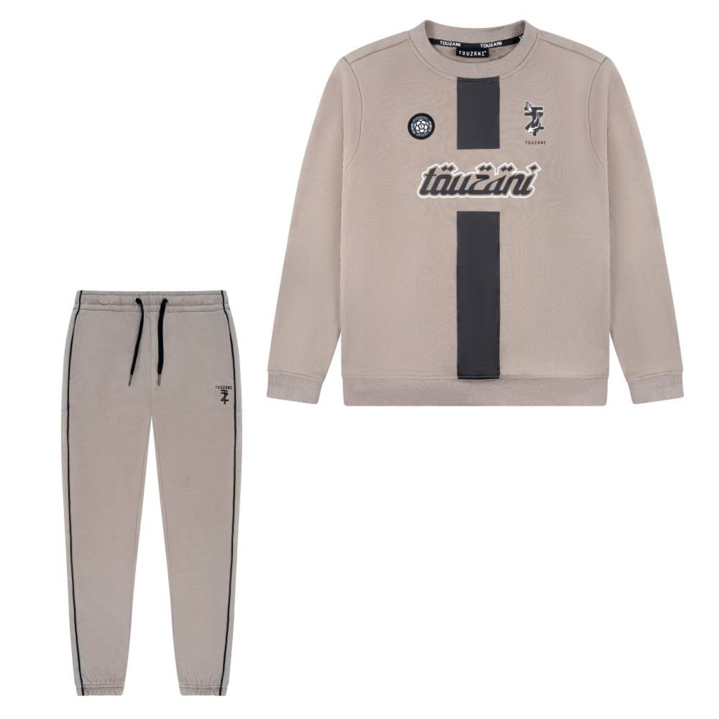 Survêtement Touzani Chagoi Maruten Crew pour Enfants Beige Noir