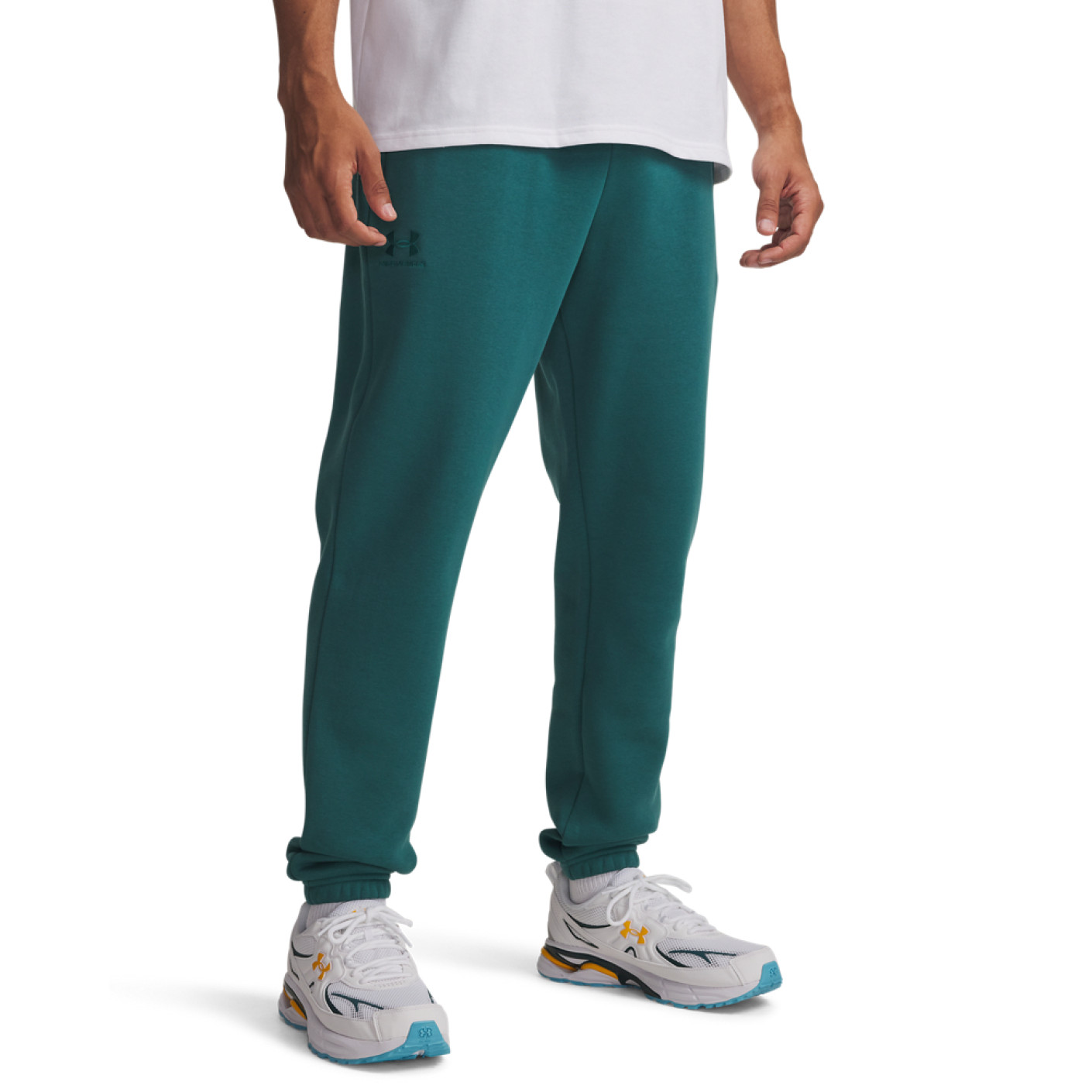 Pantalon de survêtement en polaire Under Armour Icone vert foncé